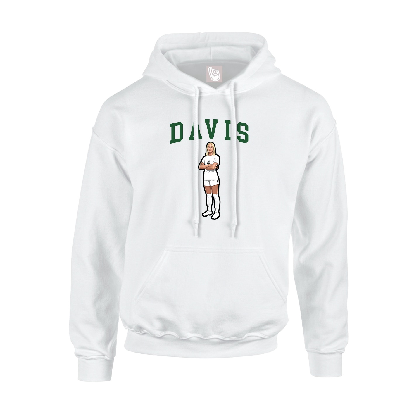 Hoodie — Shirsey in White