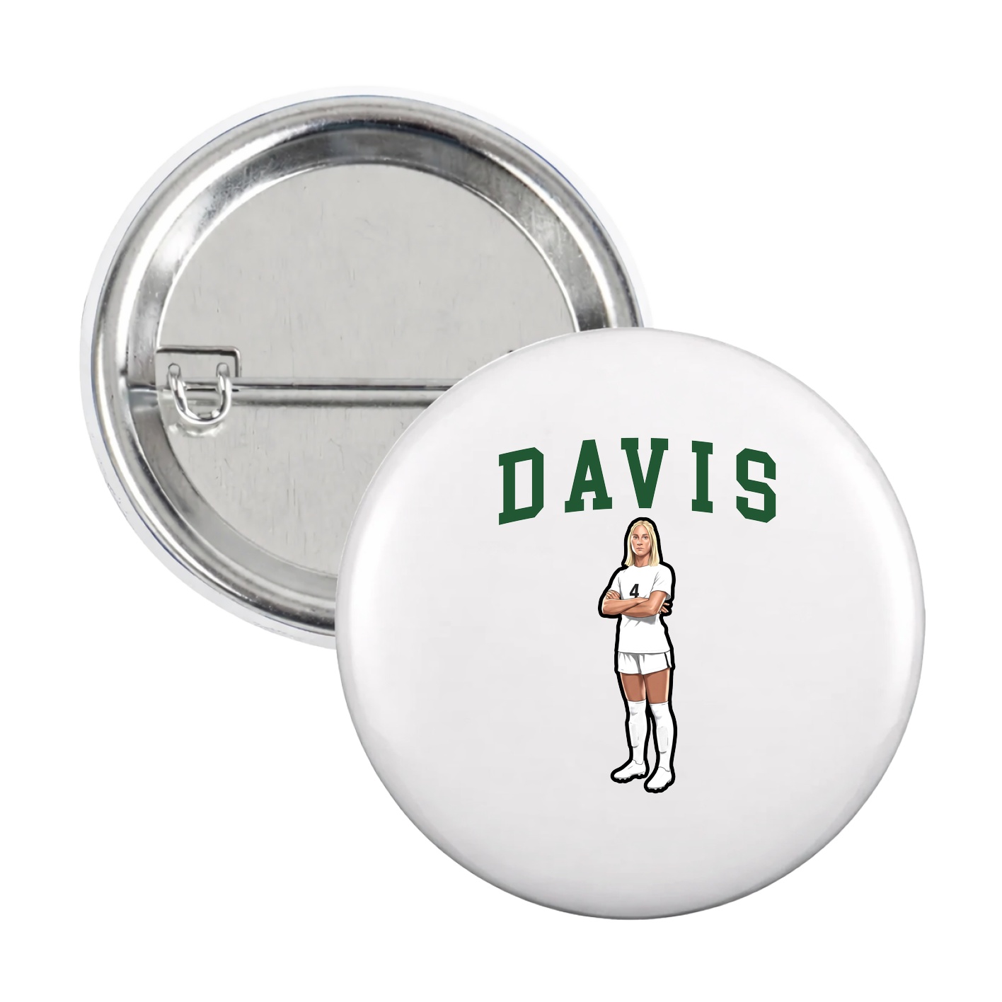Game Day Button — Shirsey in White