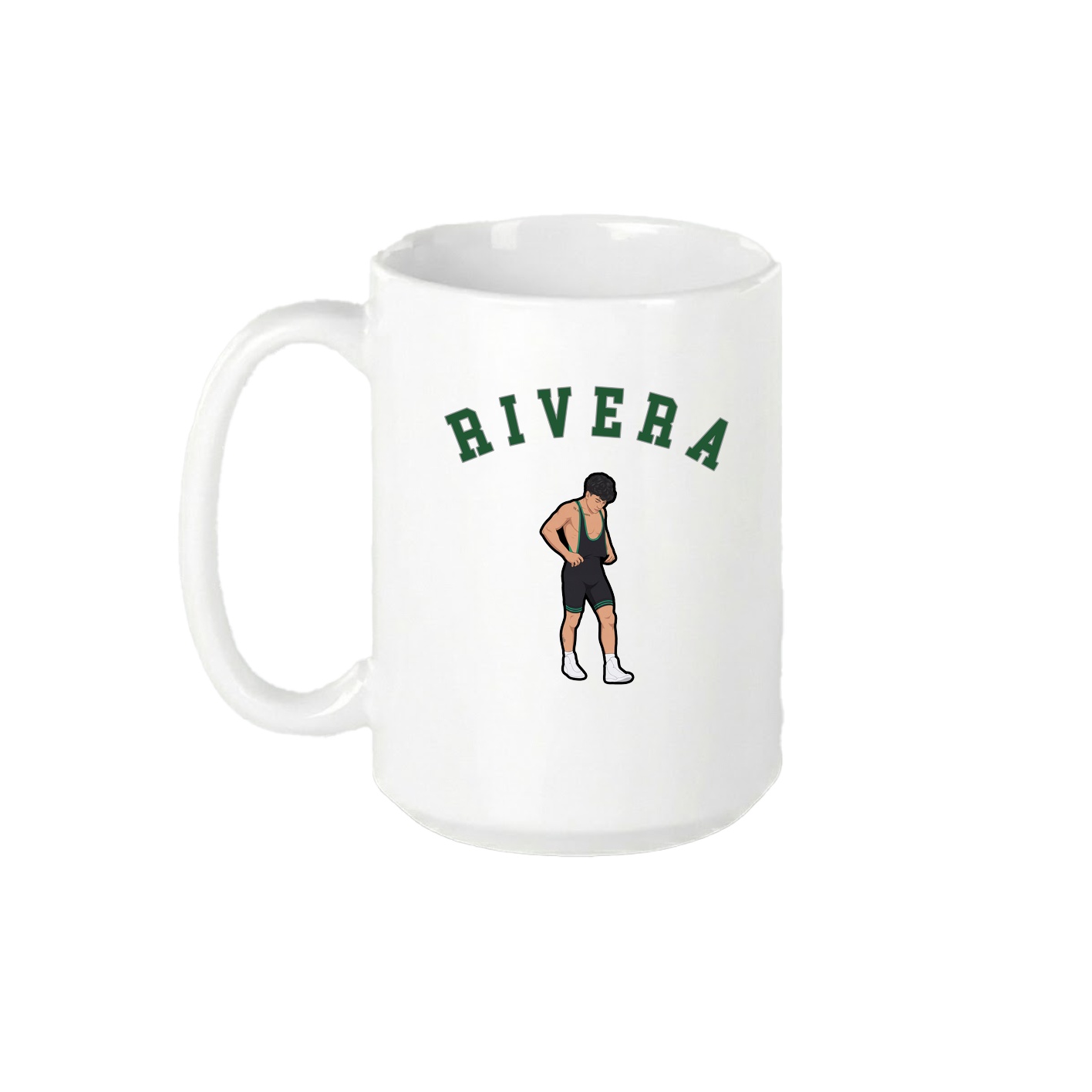 15oz Coffee Mug — Shirsey Arch in White