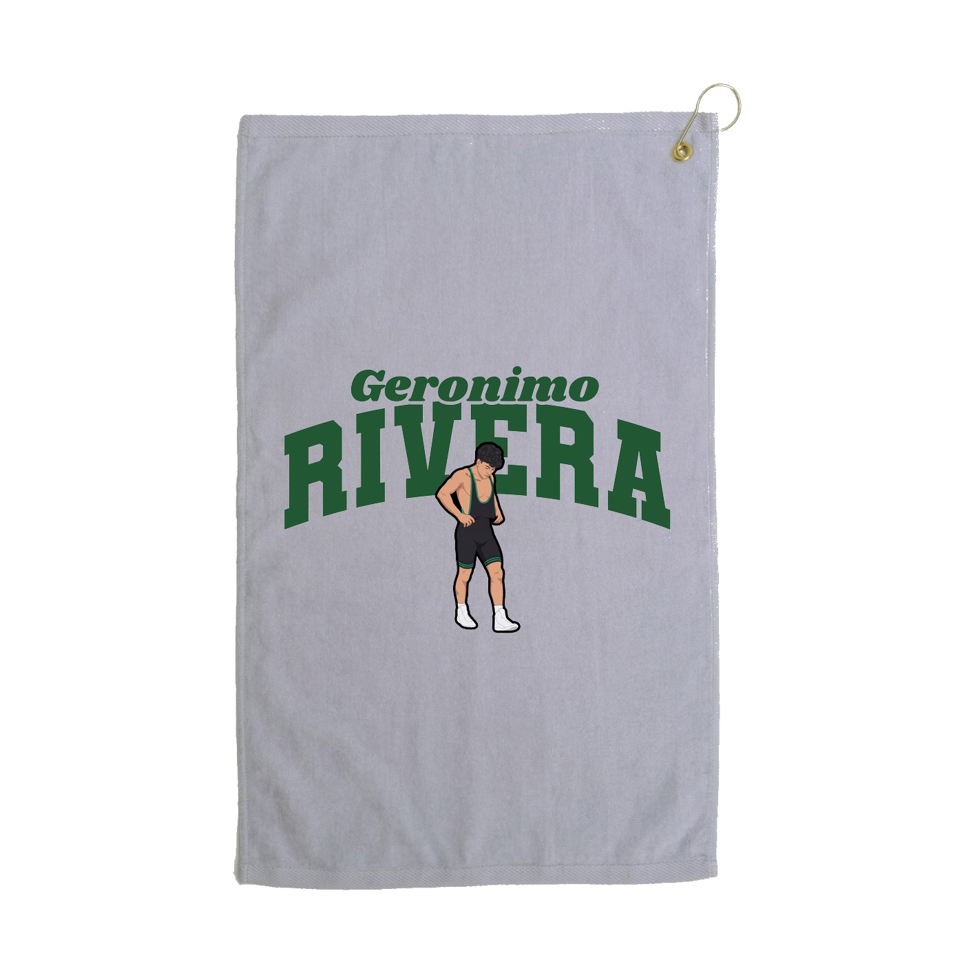 Golf Towel — Signature Arch in Grey