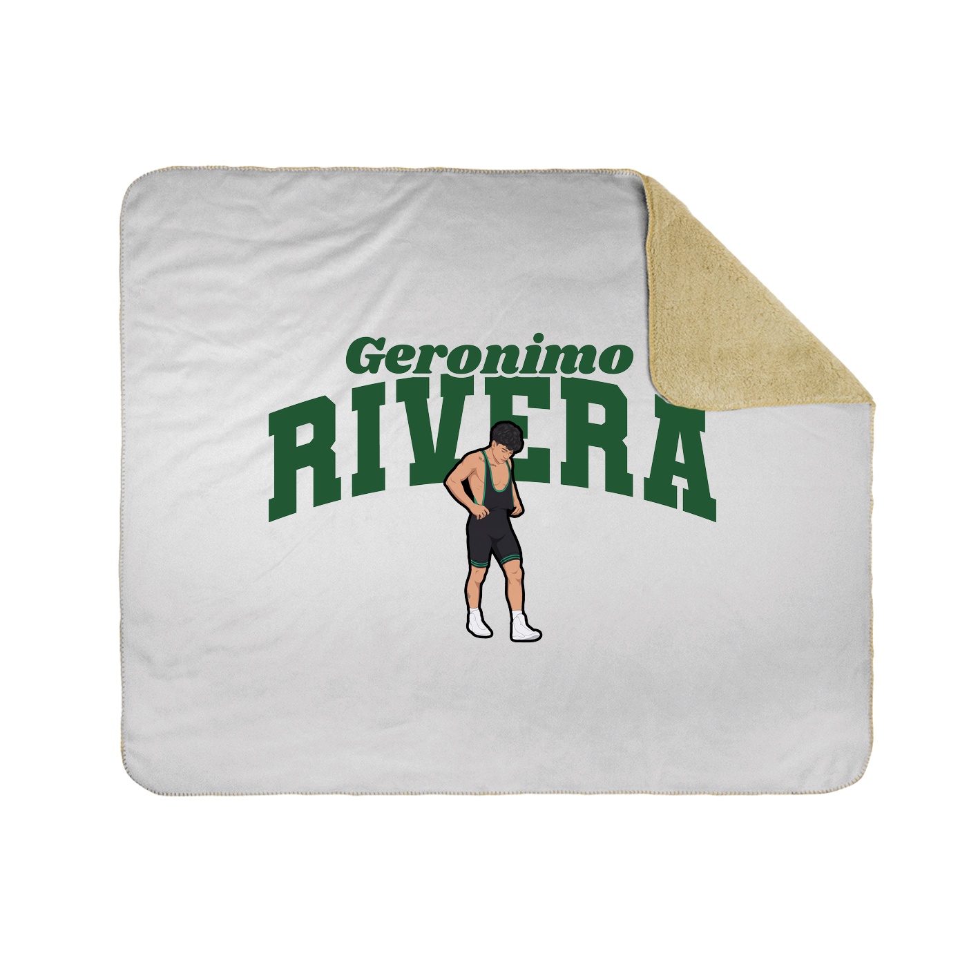 Throw Blanket — Signature Arch in White