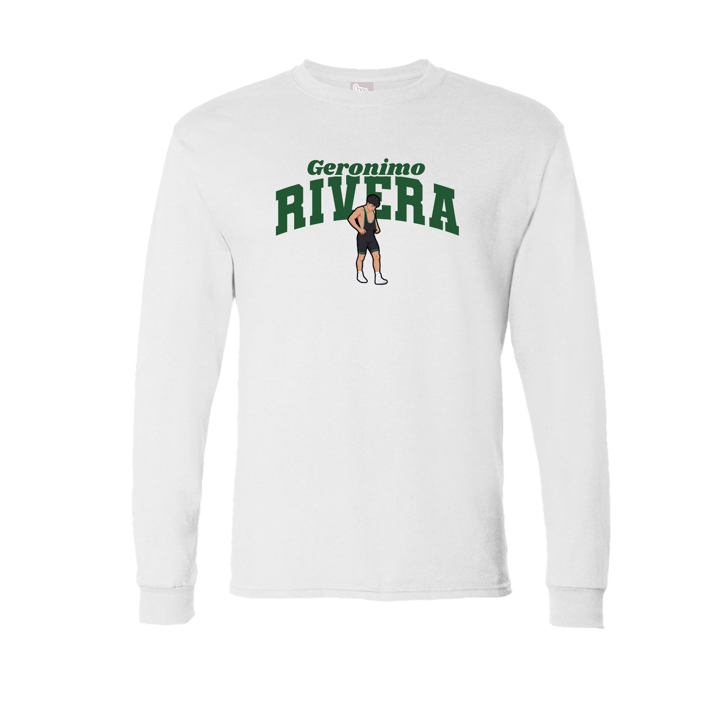 Long Sleeve Tee — Signature Arch in White
