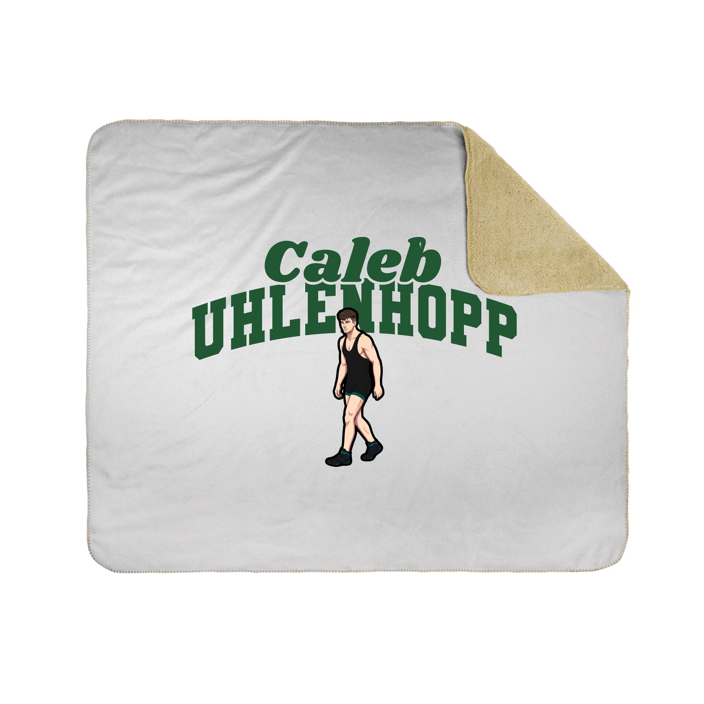 Throw Blanket — Signature Arch in White