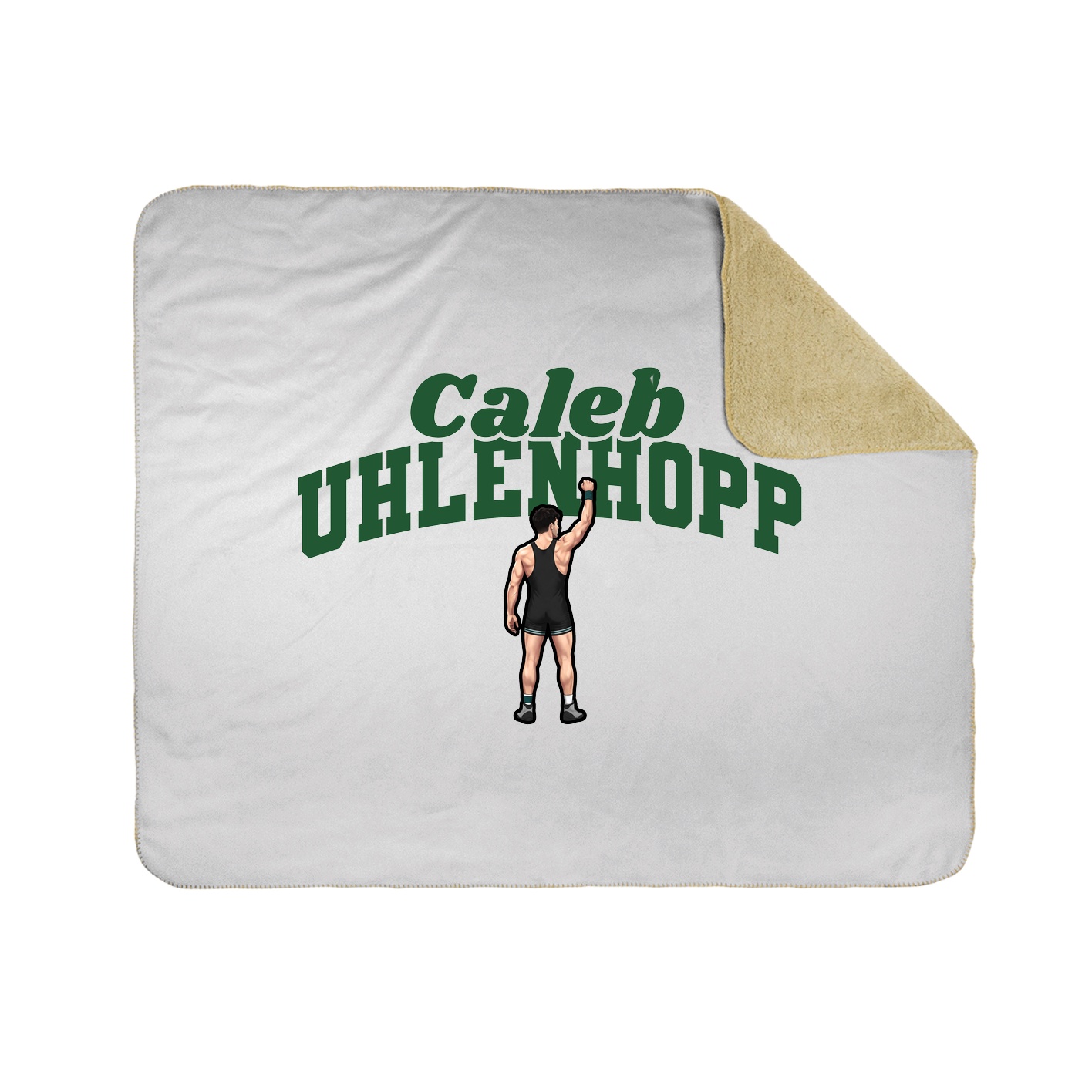 Throw Blanket — Signature Arch in White