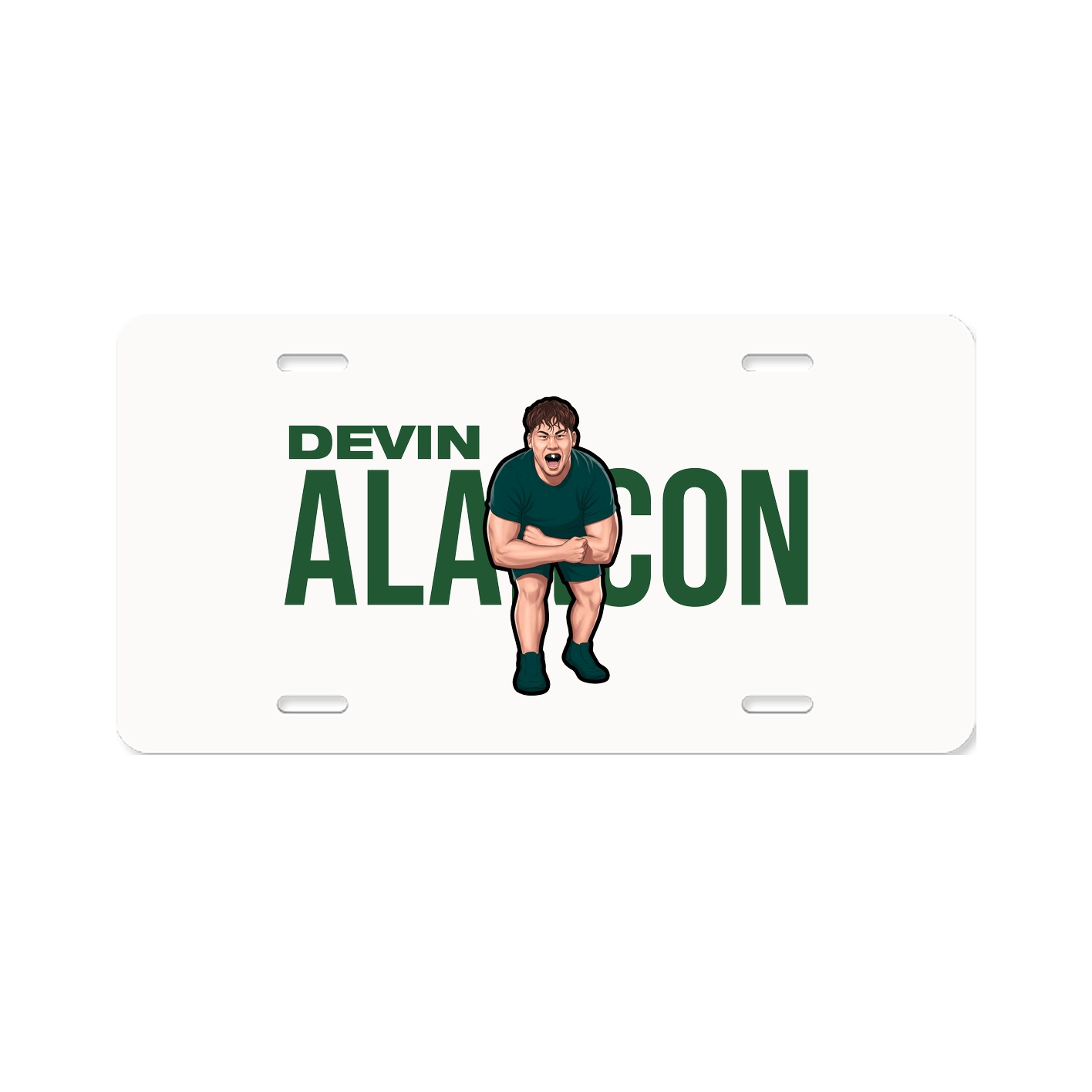 License Plate — Player Name in Classic