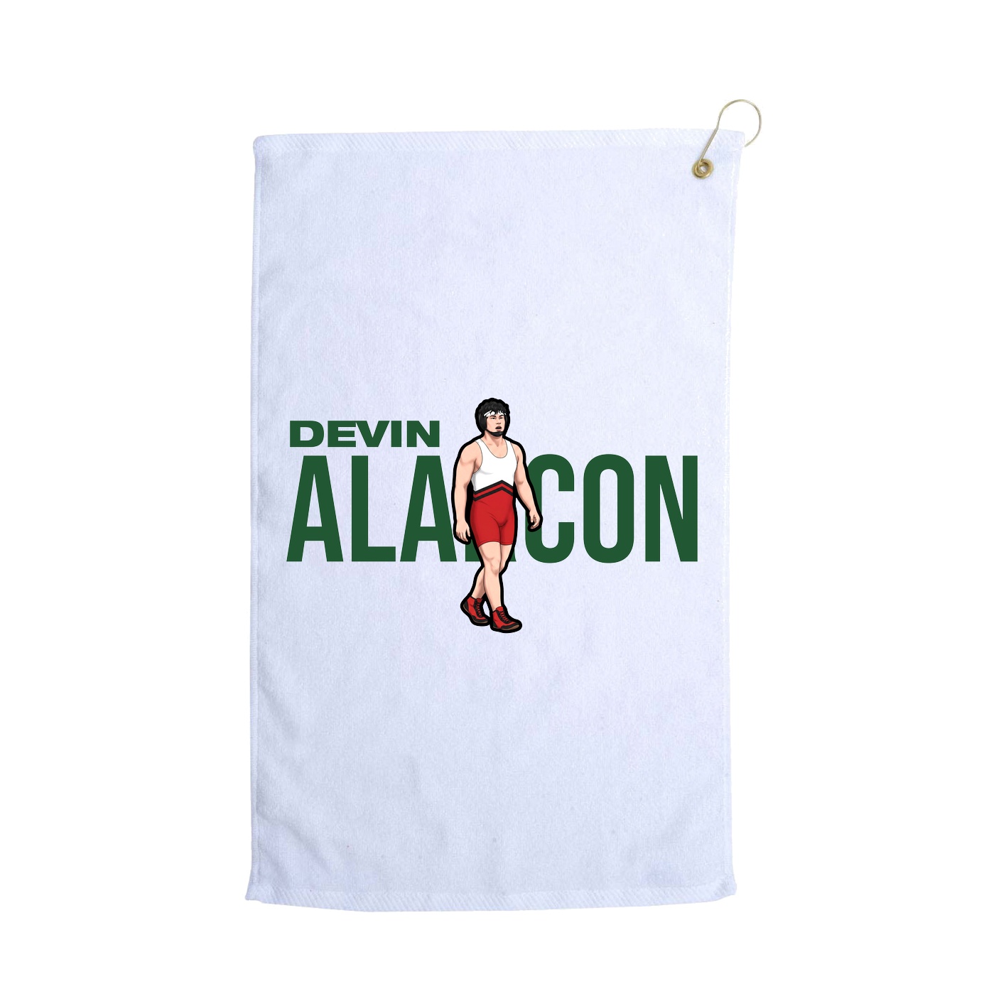 Golf Towel — Player Name in White