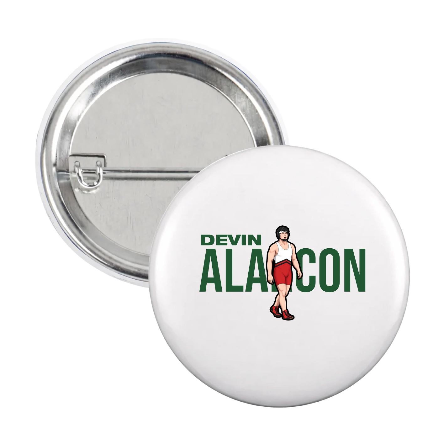 Game Day Button — Player Name in White