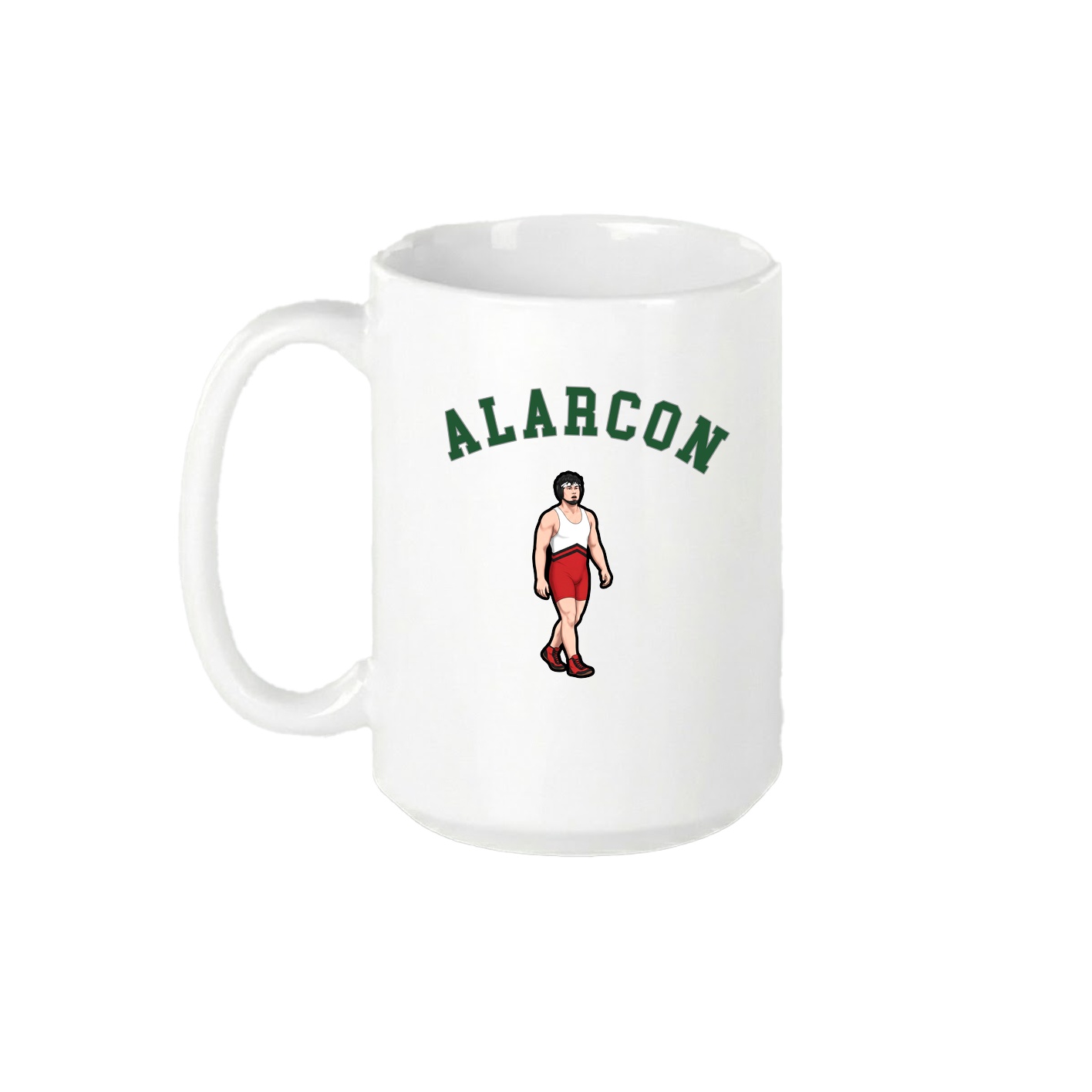 15oz Coffee Mug — Shirsey Arch in White