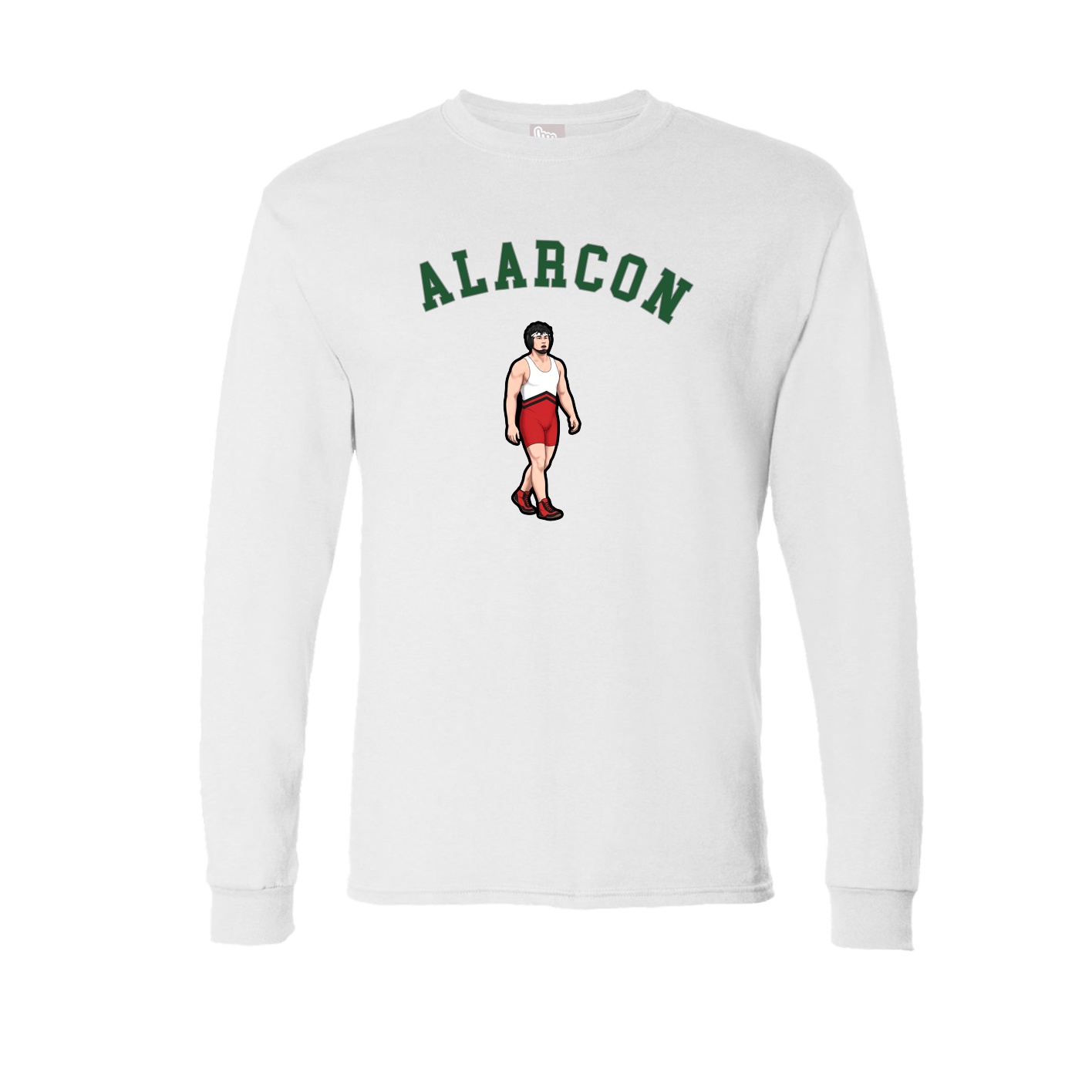 Long Sleeve Tee — Shirsey Arch in White