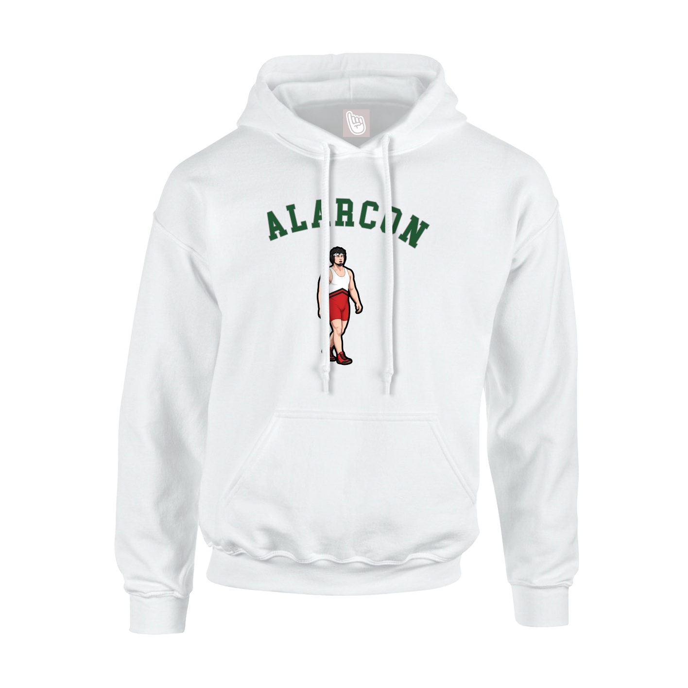 Hoodie — Shirsey Arch in White
