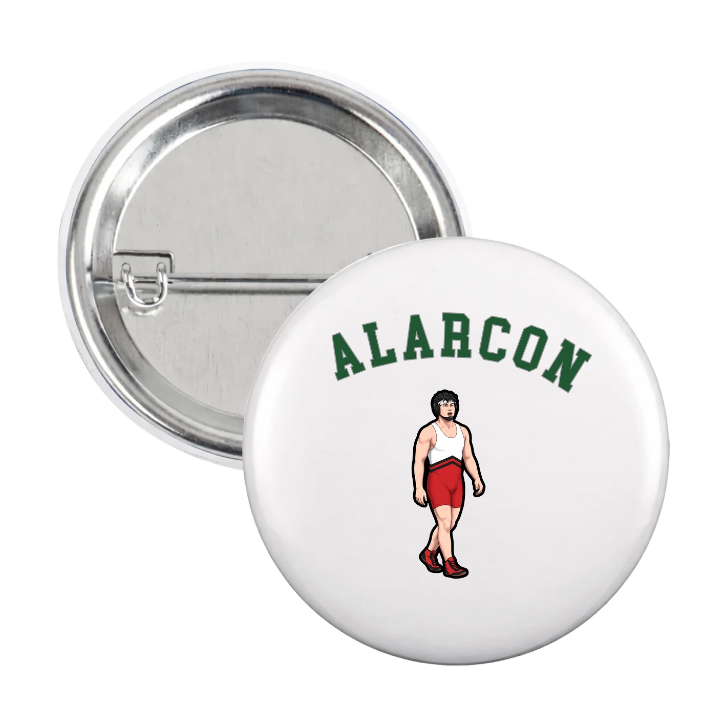 Game Day Button — Shirsey Arch in White