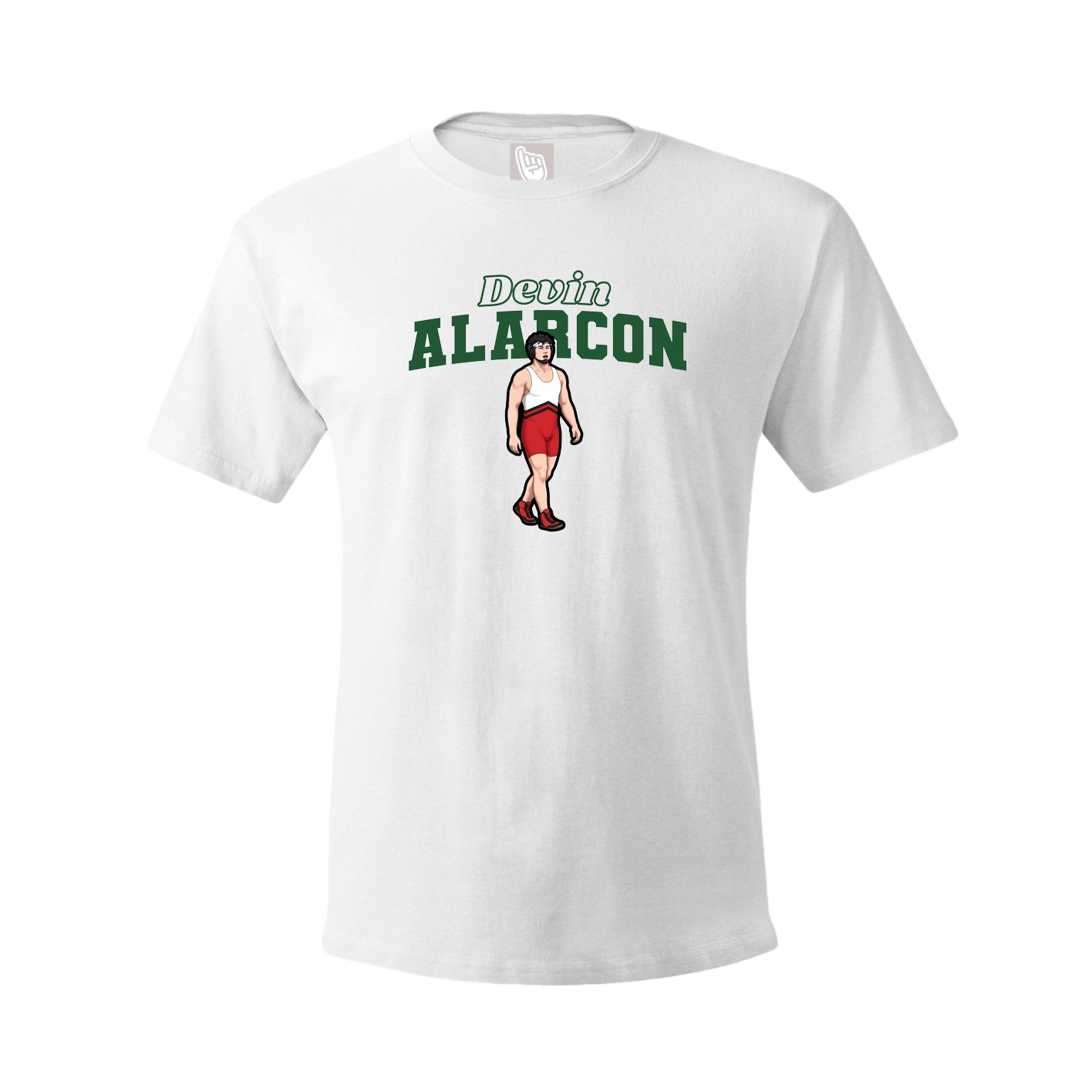 Tee — Name Arch in White