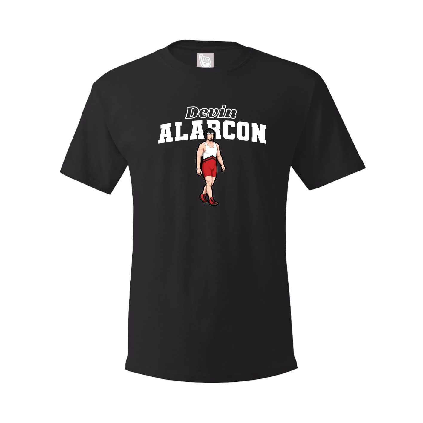 Youth Tee — Name Arch in Black