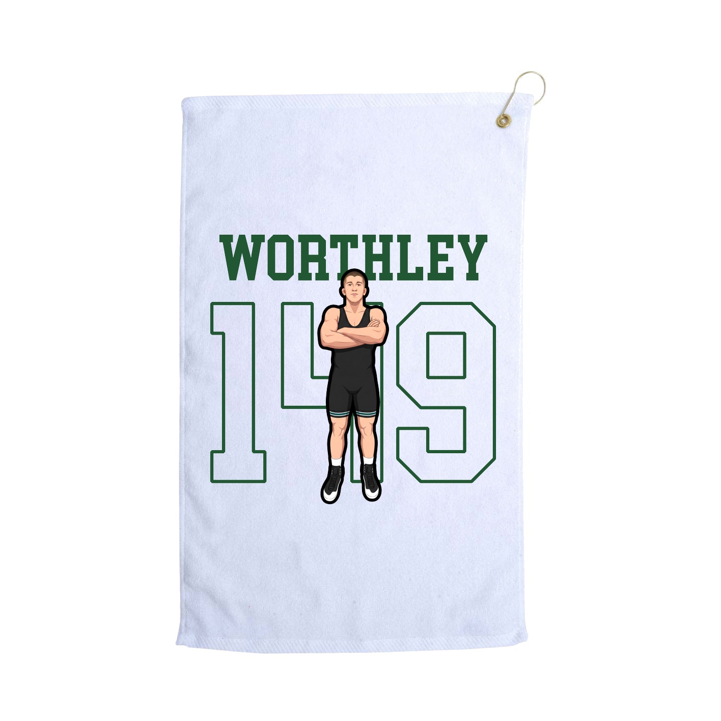 Golf Towel — Shirsey in White