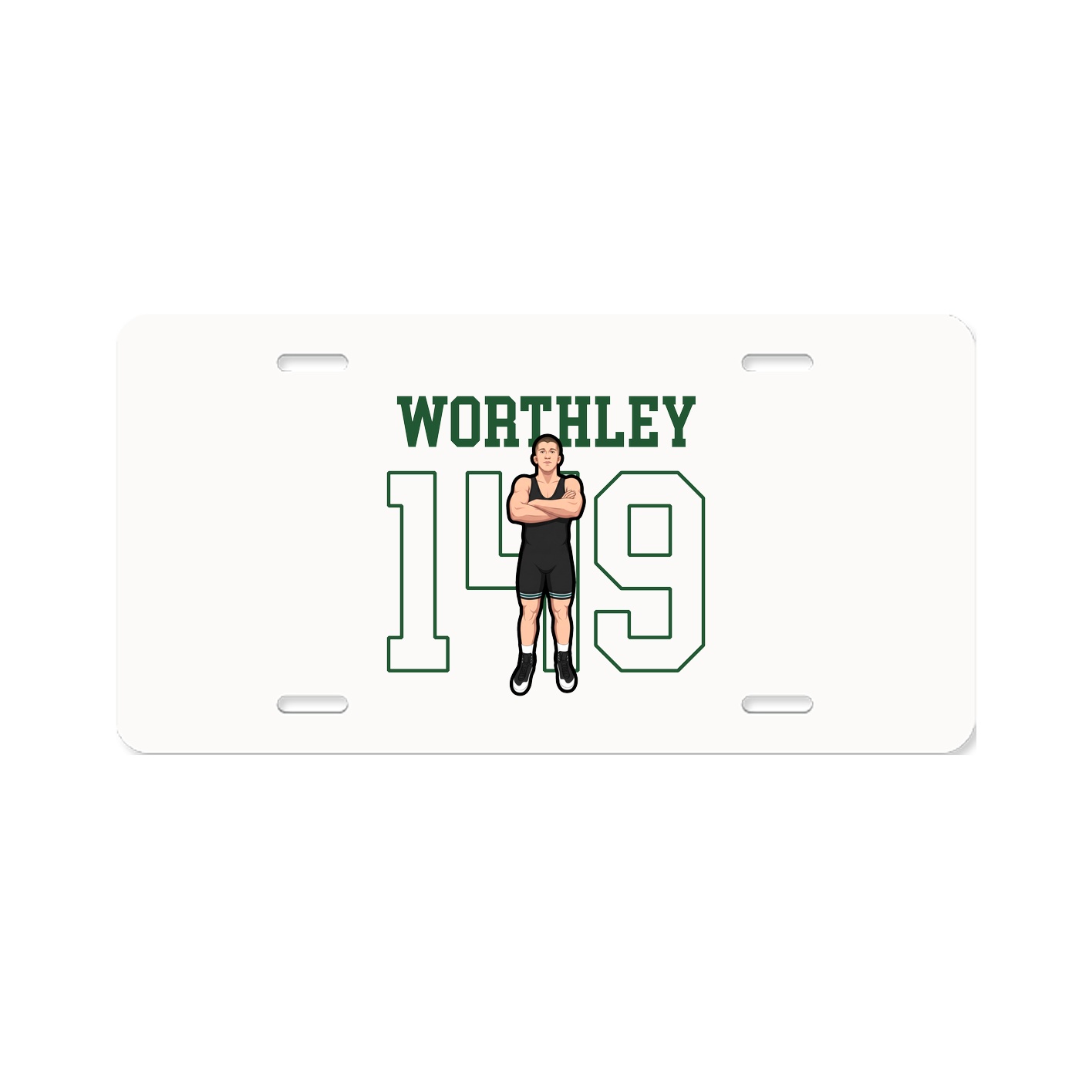 Aluminum License Plate