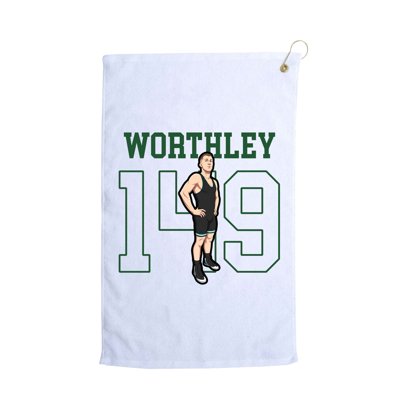 Golf Towel — Shirsey in White