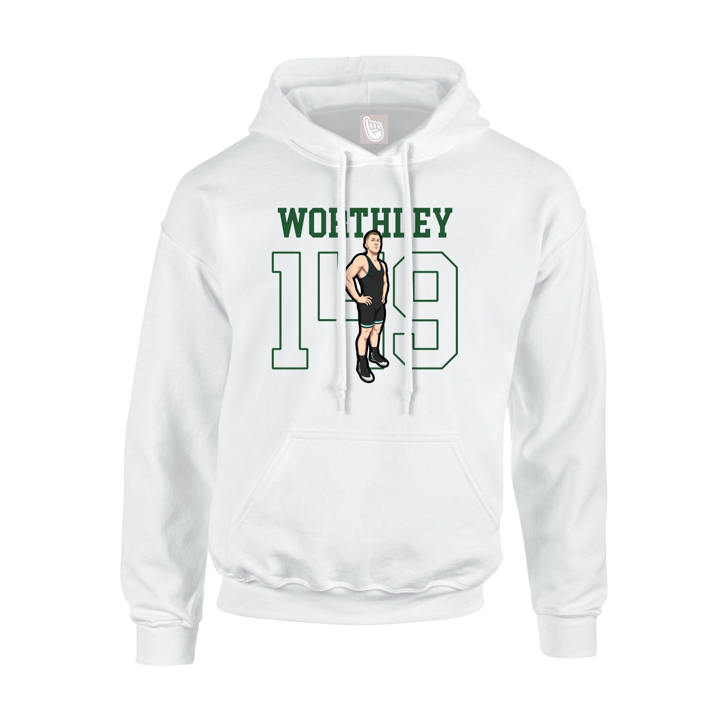 Youth Hoodie — Shirsey in White