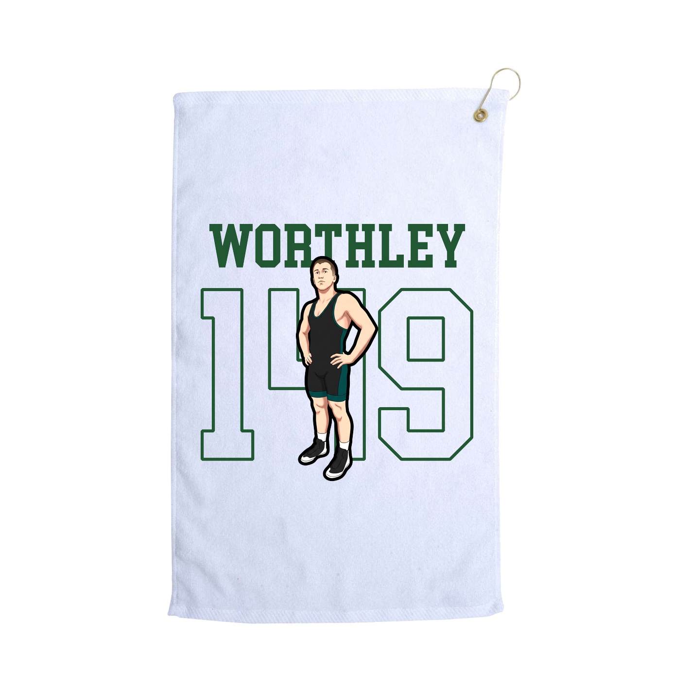 Golf Towel — Shirsey in White
