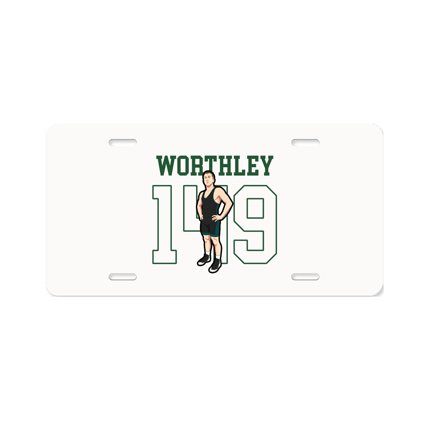 License Plate — Shirsey in Classic