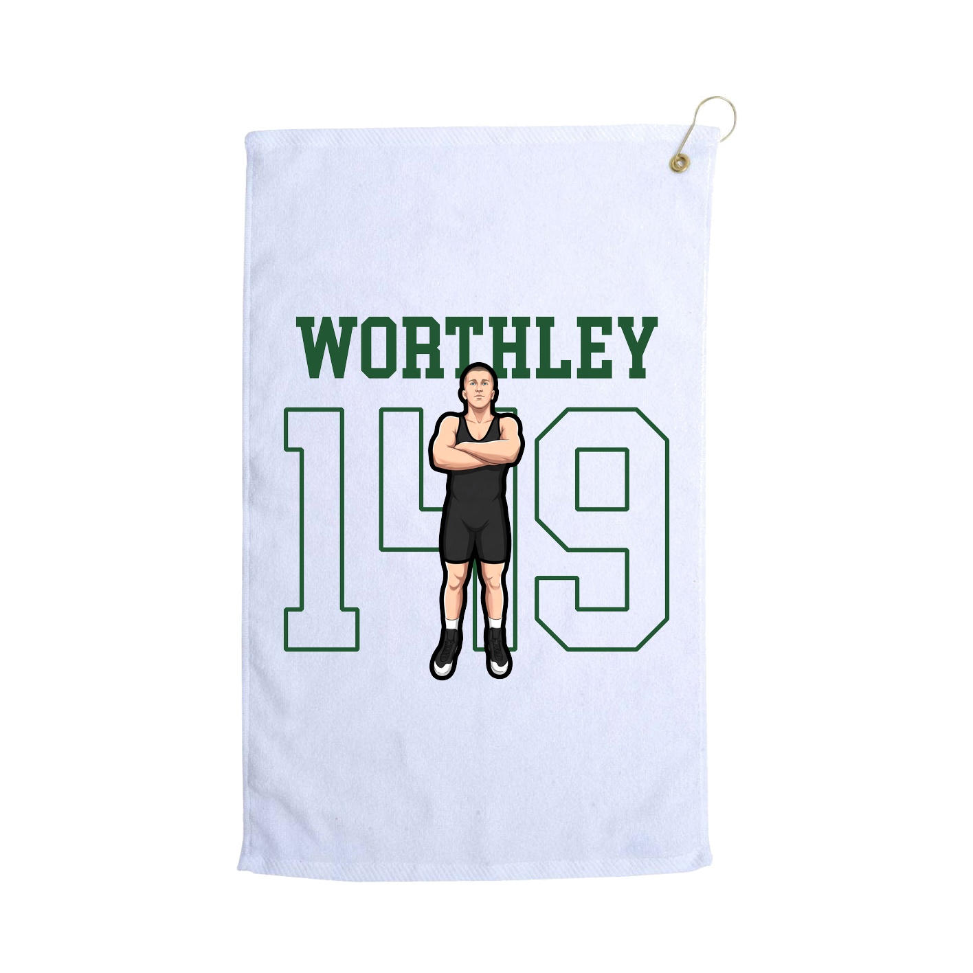 Golf Towel — Shirsey in White