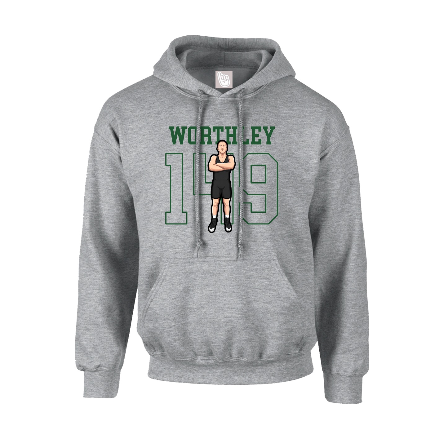 Hoodie — Shirsey in Grey