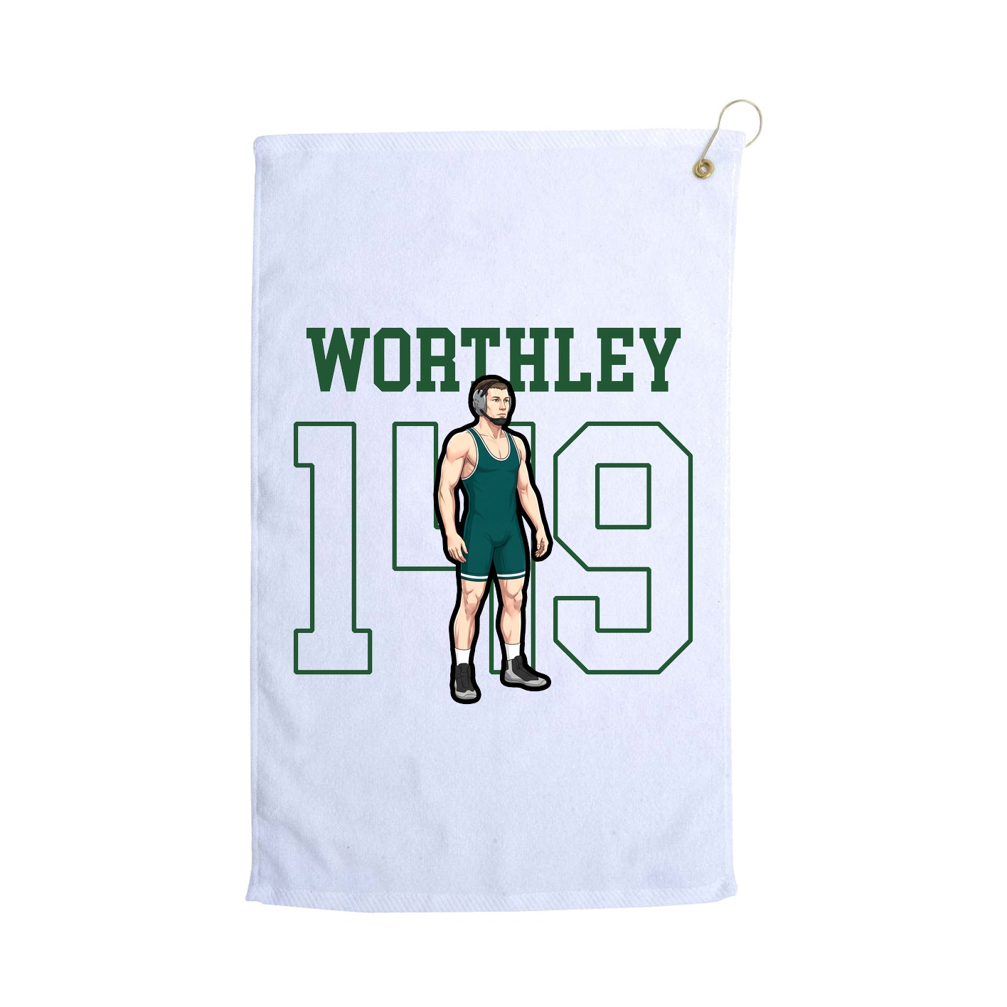 Golf Towel — Shirsey in White