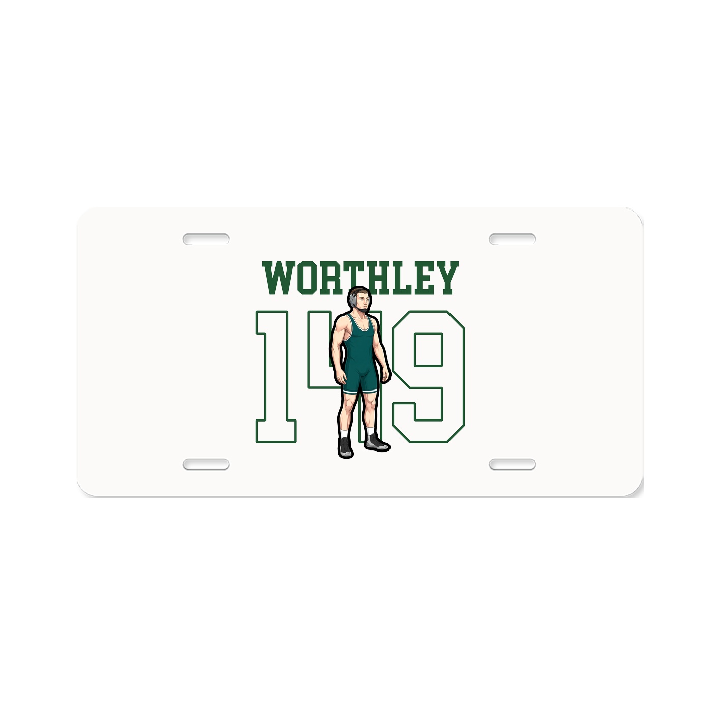 License Plate — Shirsey in Classic