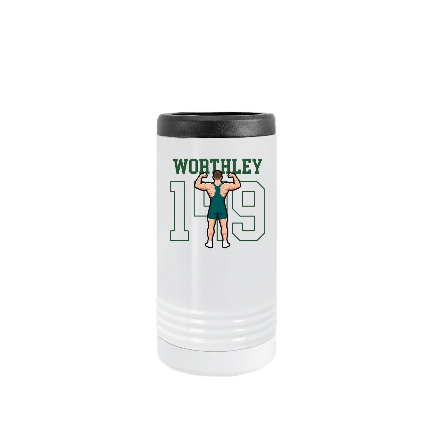 Slim Beverage Holder — Shirsey in White