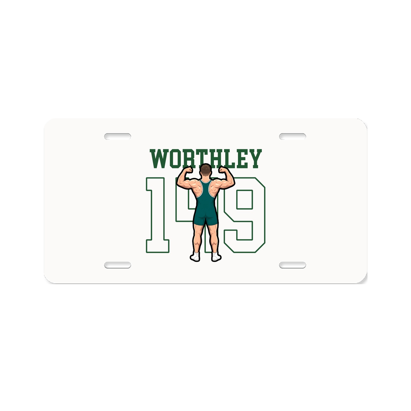 License Plate — Shirsey in Classic