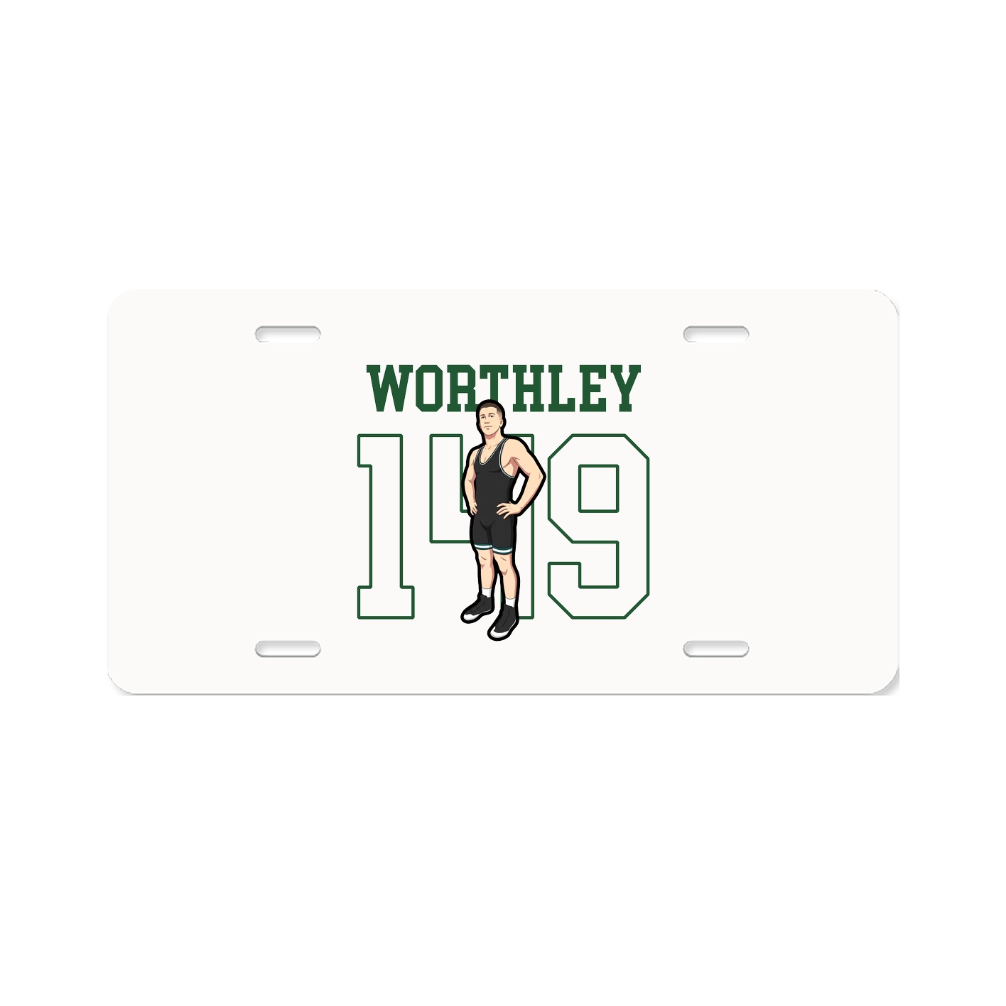 License Plate — Shirsey in Classic