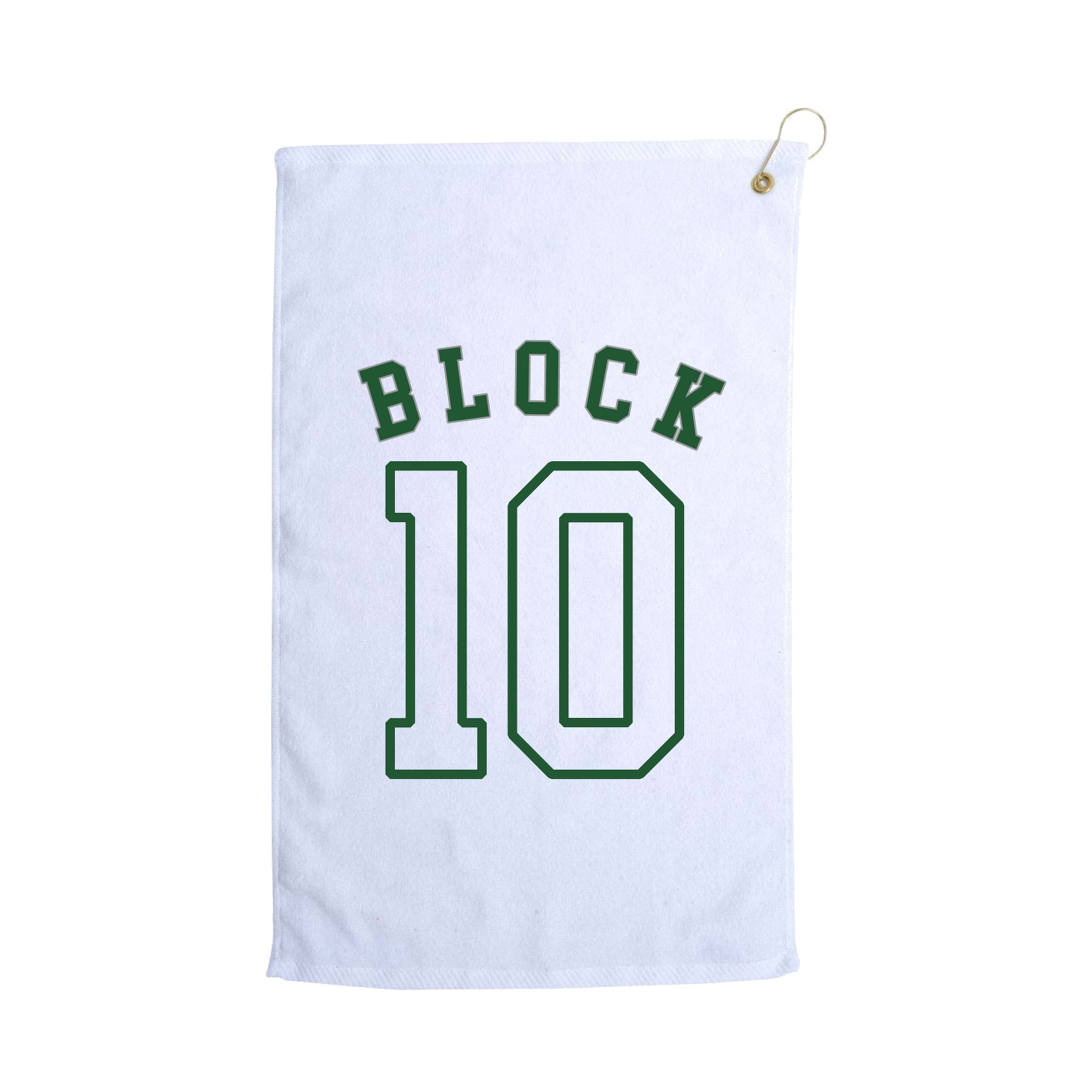 Golf Towel — Shirsey Arch in White