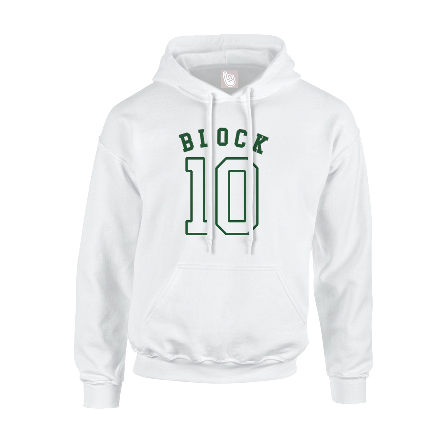 Hoodie — Shirsey Arch in White