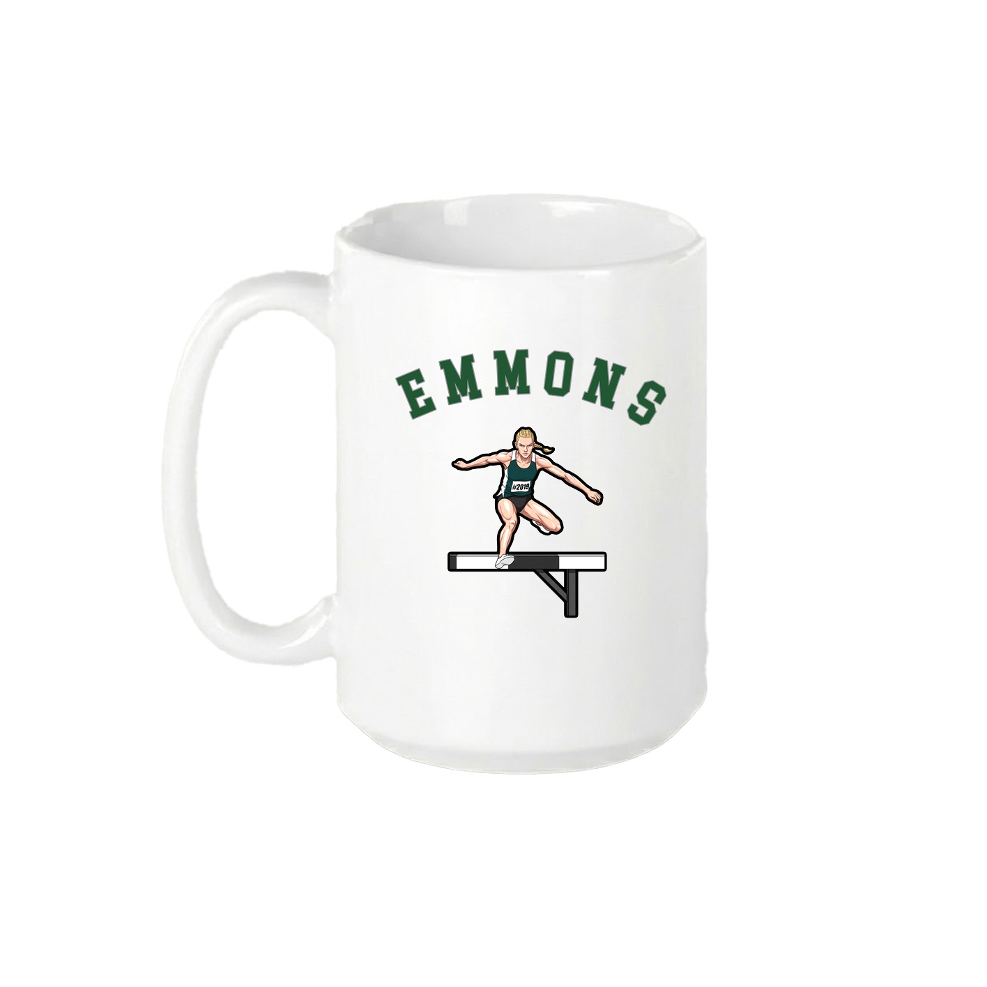 15oz Coffee Mug — Shirsey Arch in White