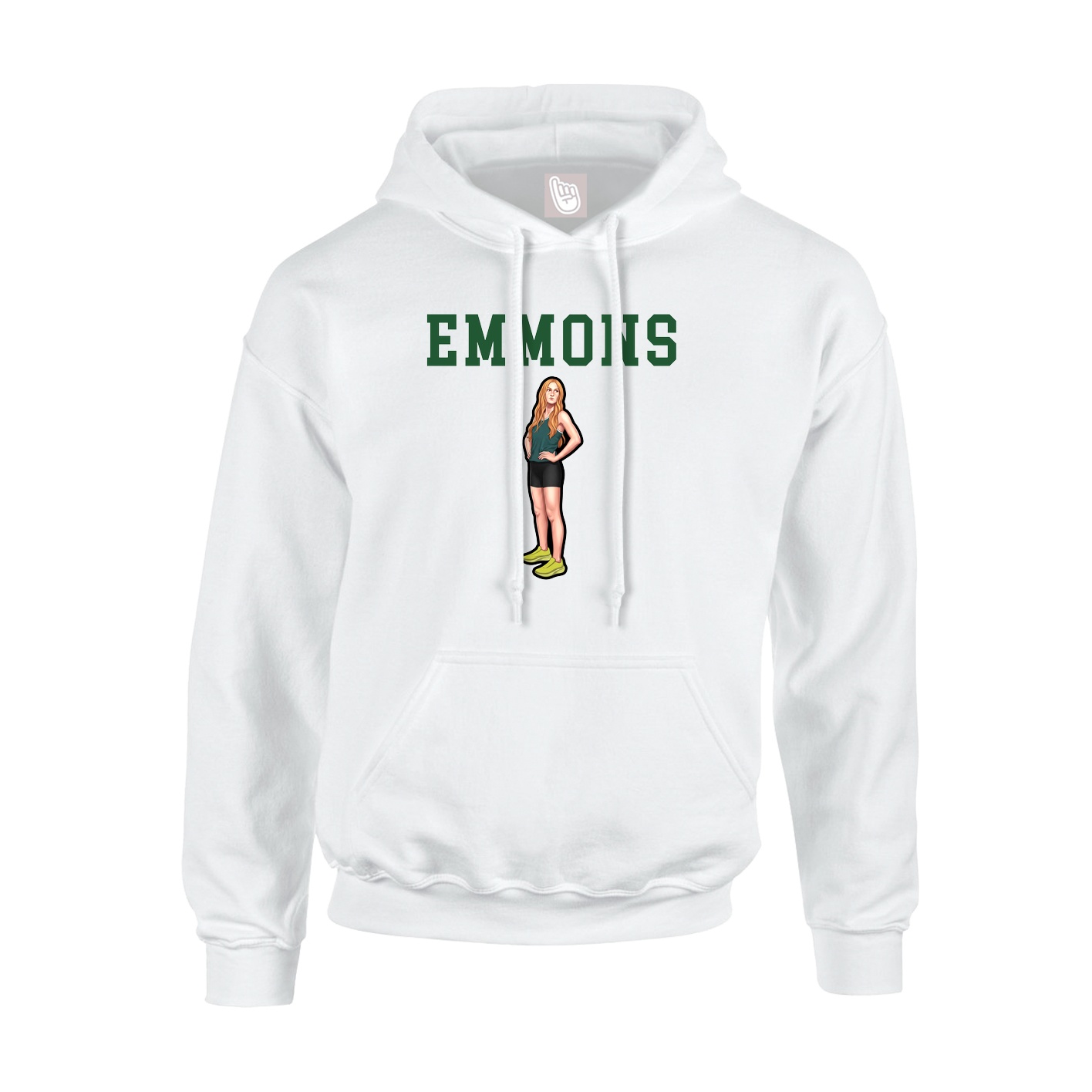 Youth Hoodie — Shirsey in White