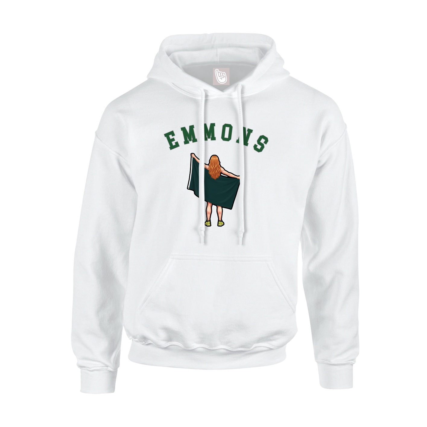 Youth Hoodie — Shirsey Arch in White