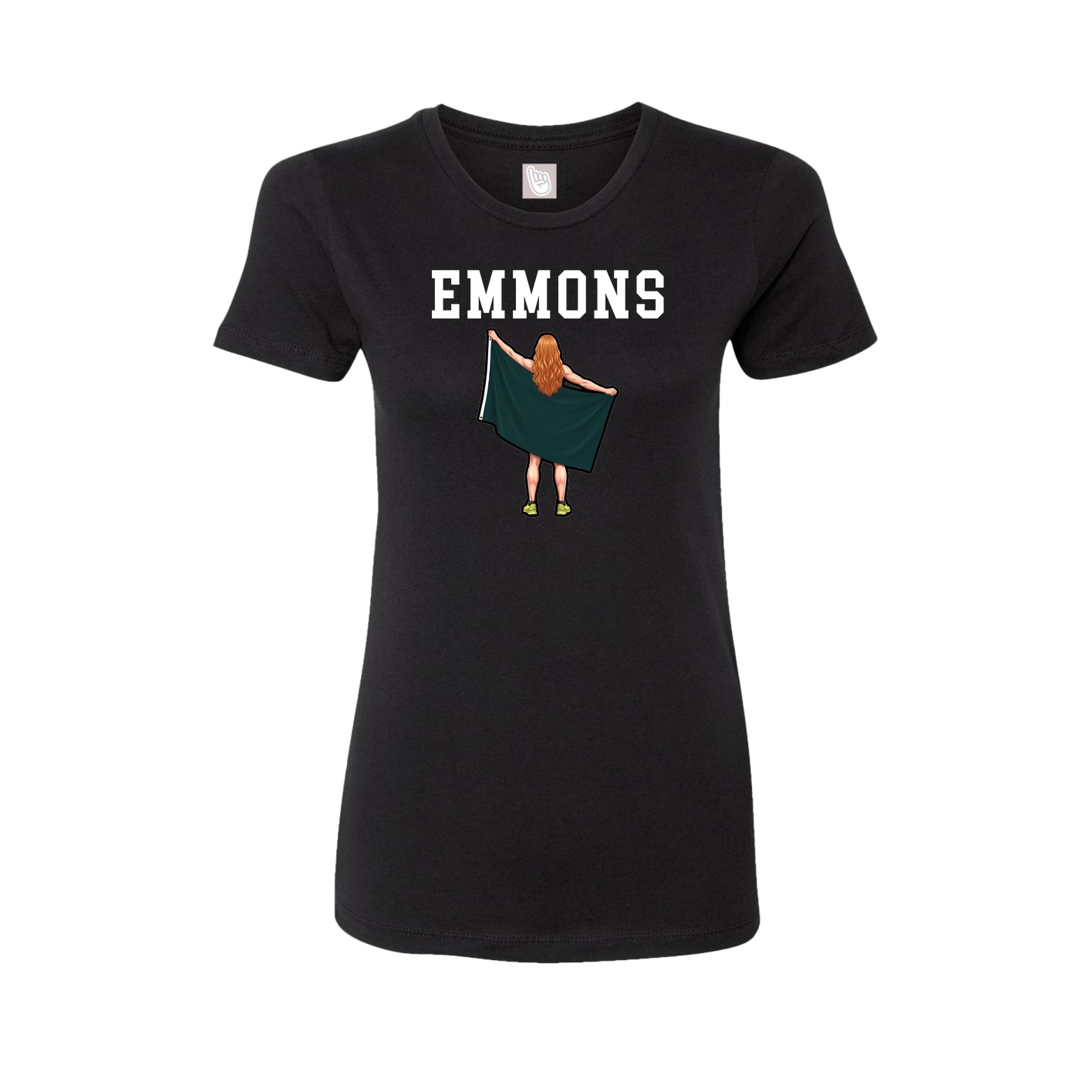 Fitted Women's Tee — Shirsey in Black
