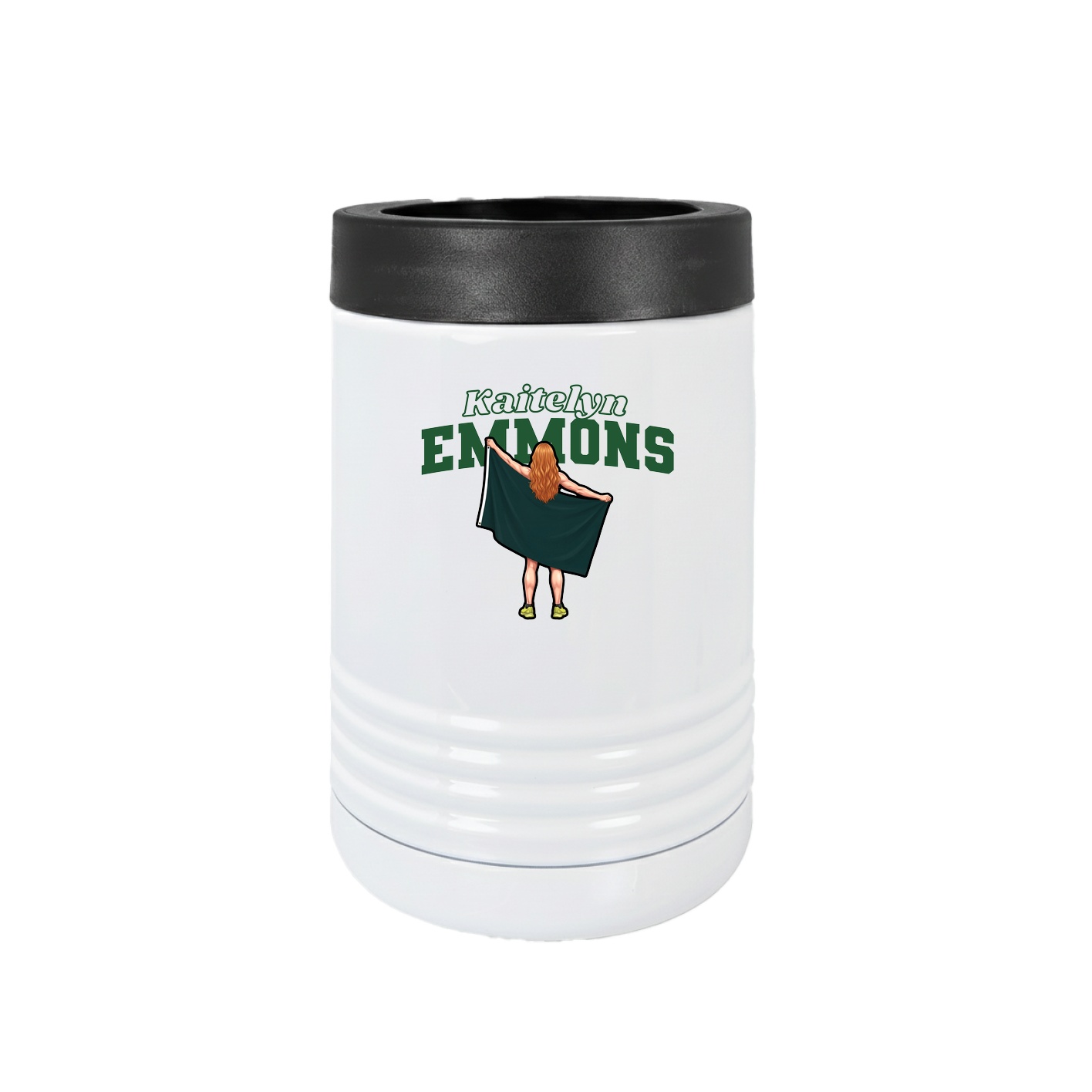 Beverage Holder — Name Arch in White