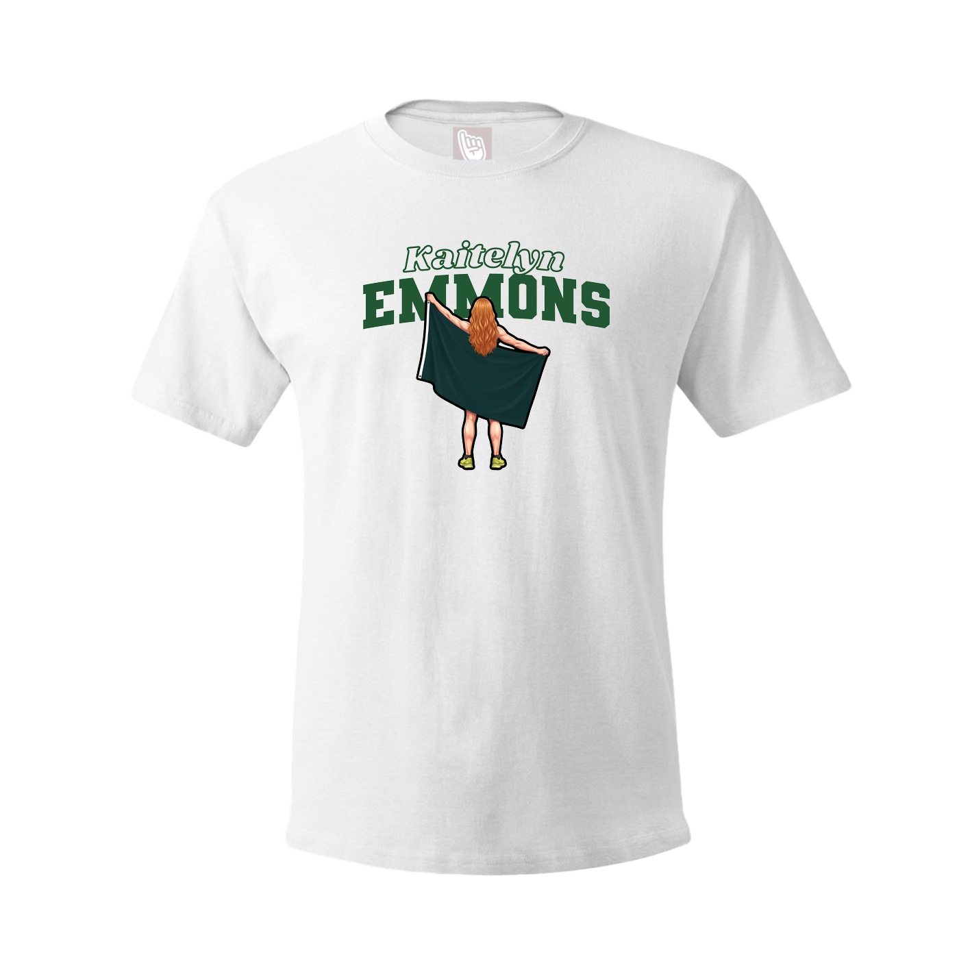 Tee — Name Arch in White
