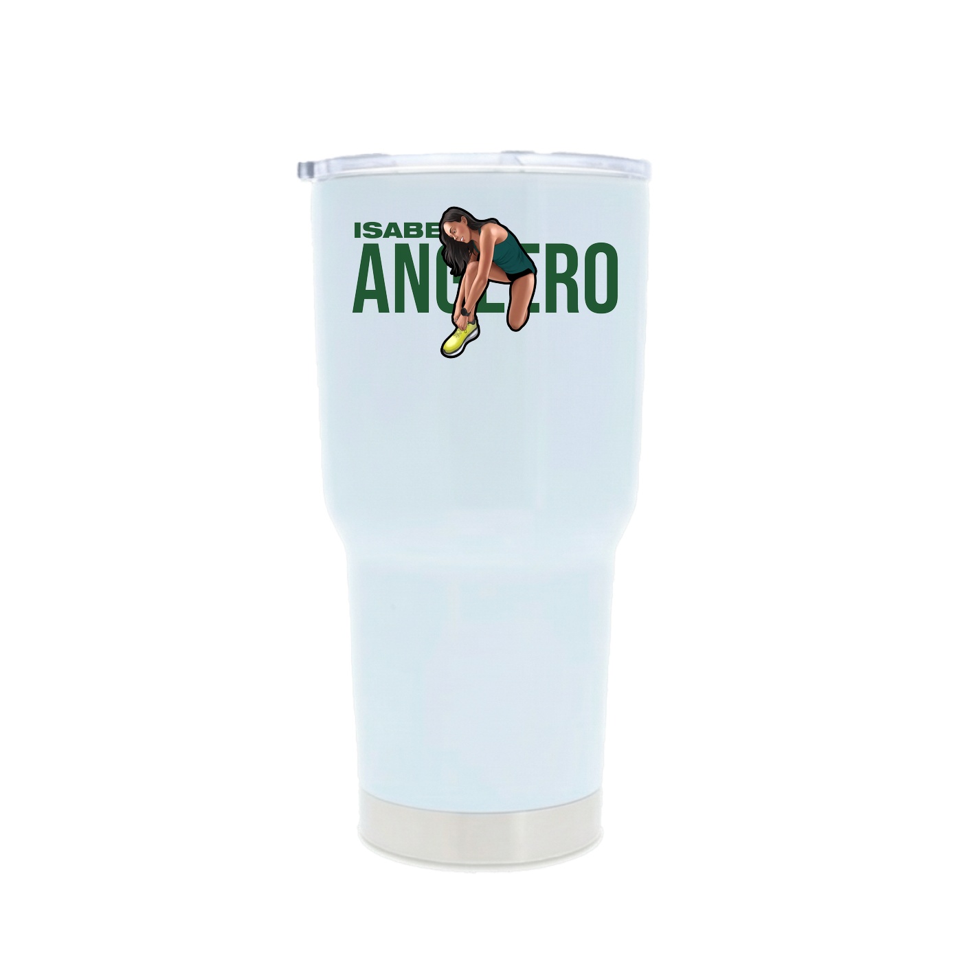 30oz Stainless Steel Tumbler — Player Name in White