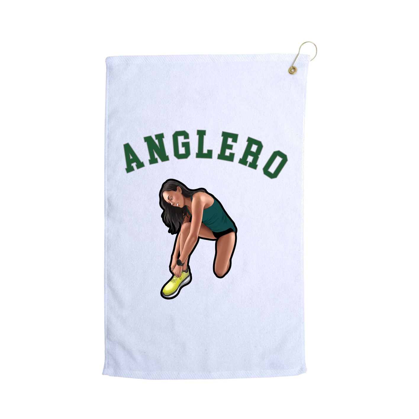 Golf Towel — Shirsey Arch in White