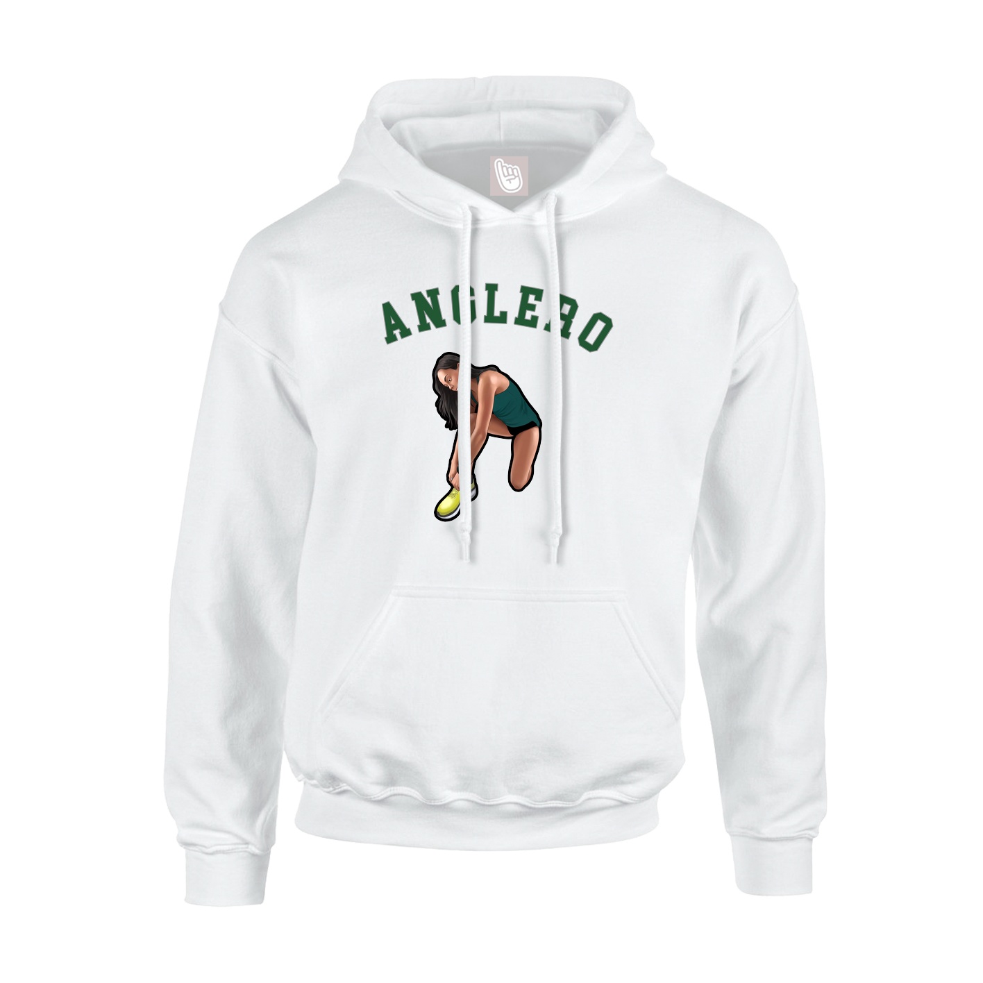 Youth Hoodie — Shirsey Arch in White