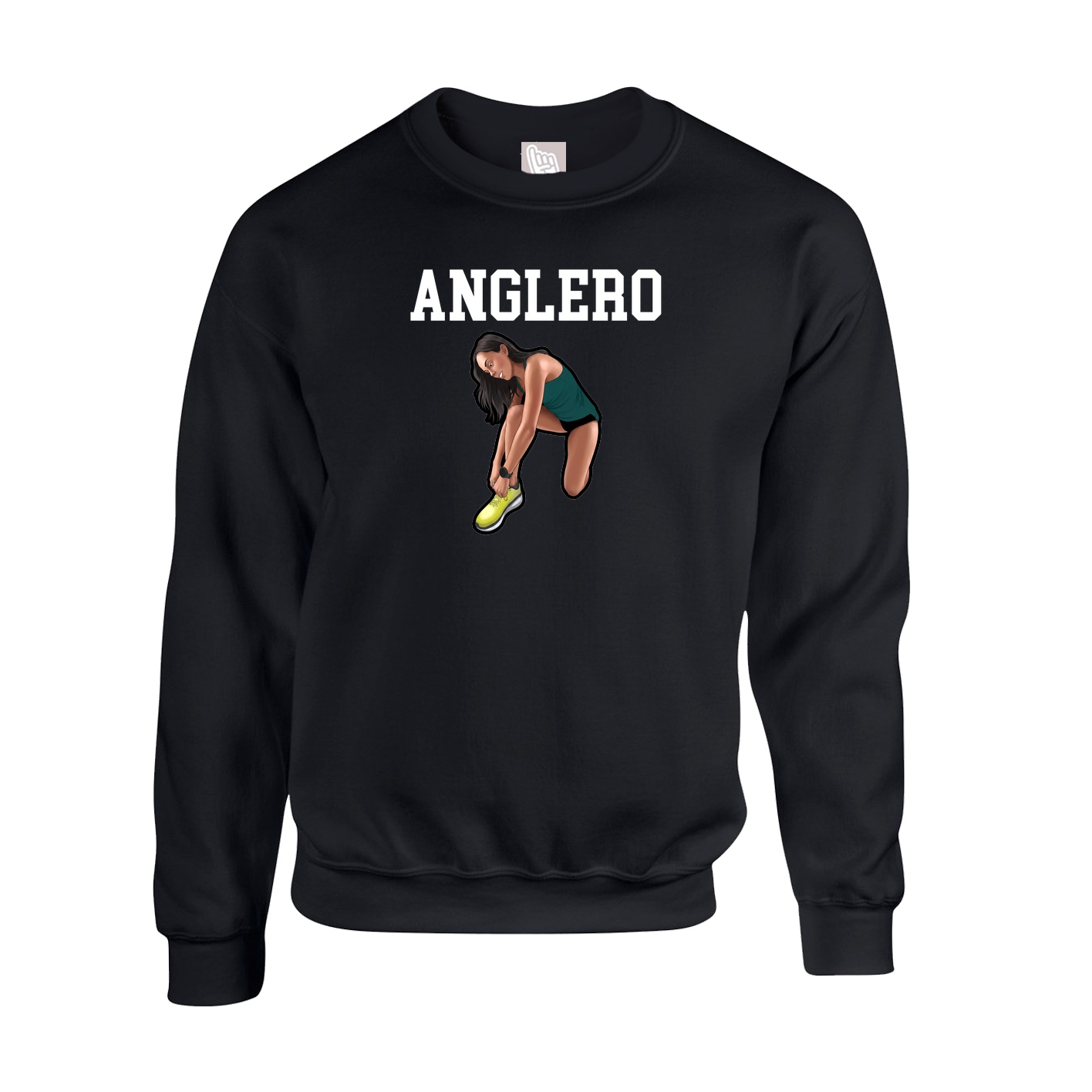 Fleece Crew — Shirsey in Black