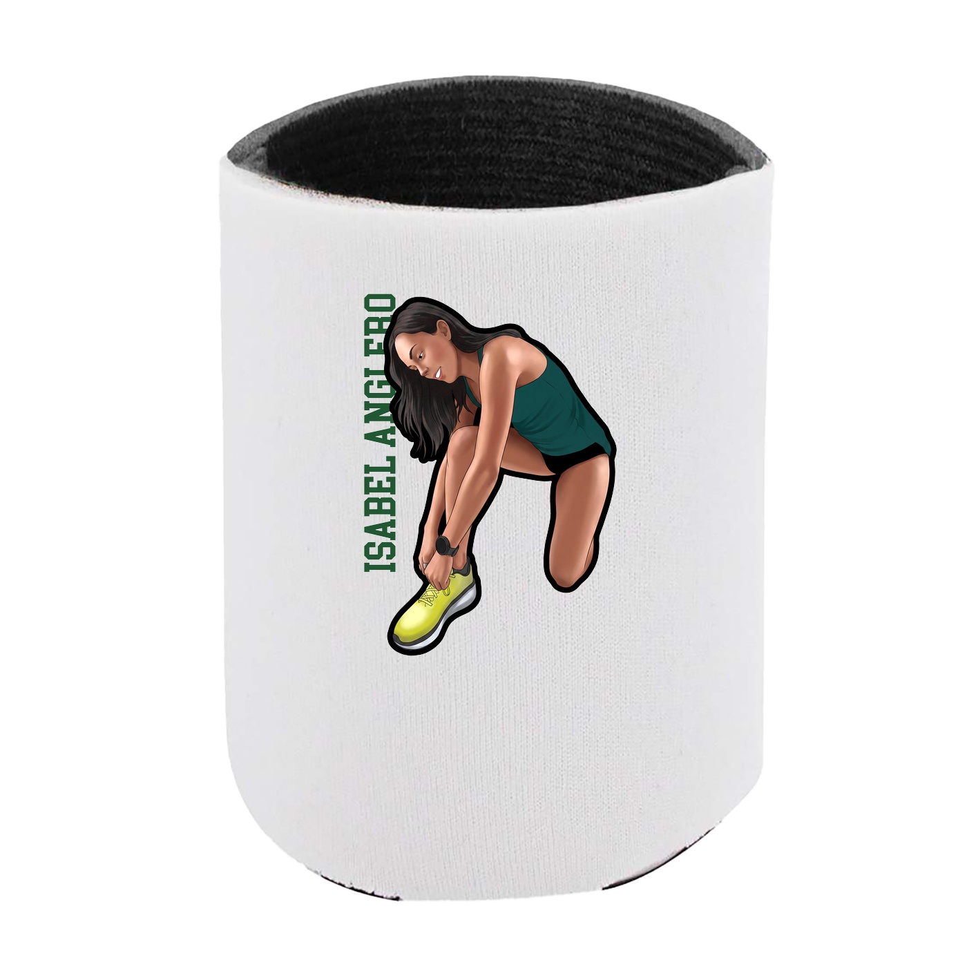 Can Holder — Name Vertical in White