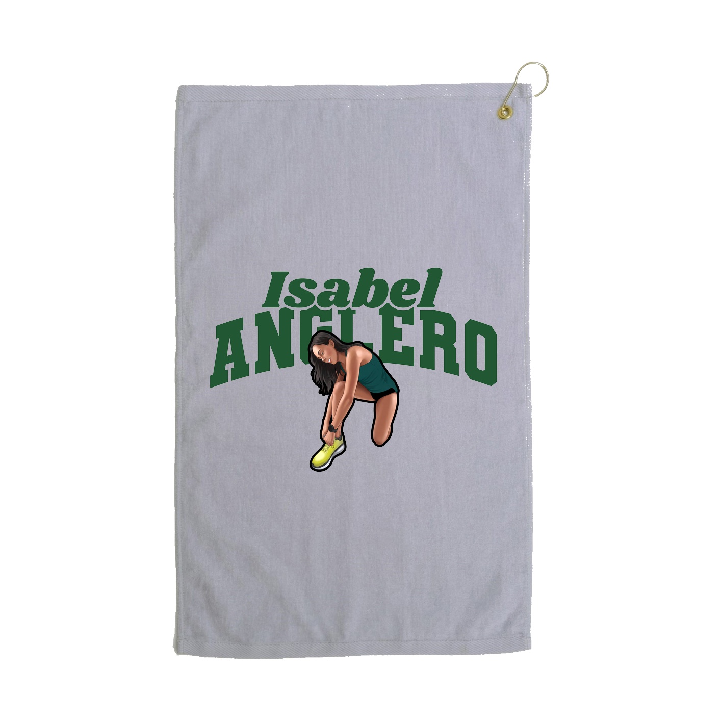 Golf Towel — Signature Arch in Grey