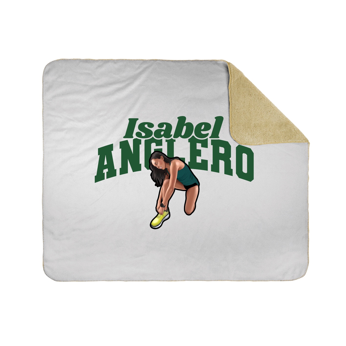Throw Blanket — Signature Arch in White