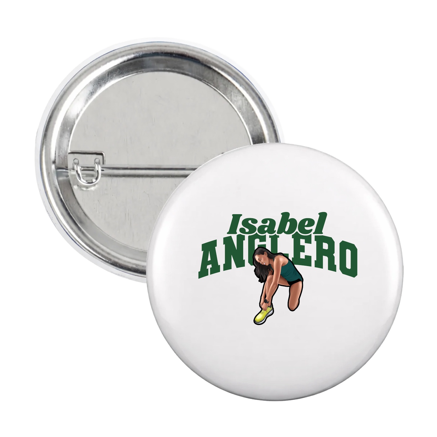 Game Day Button — Signature Arch in White