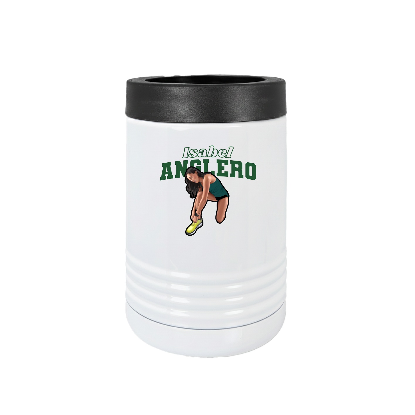 Beverage Holder — Name Arch in White