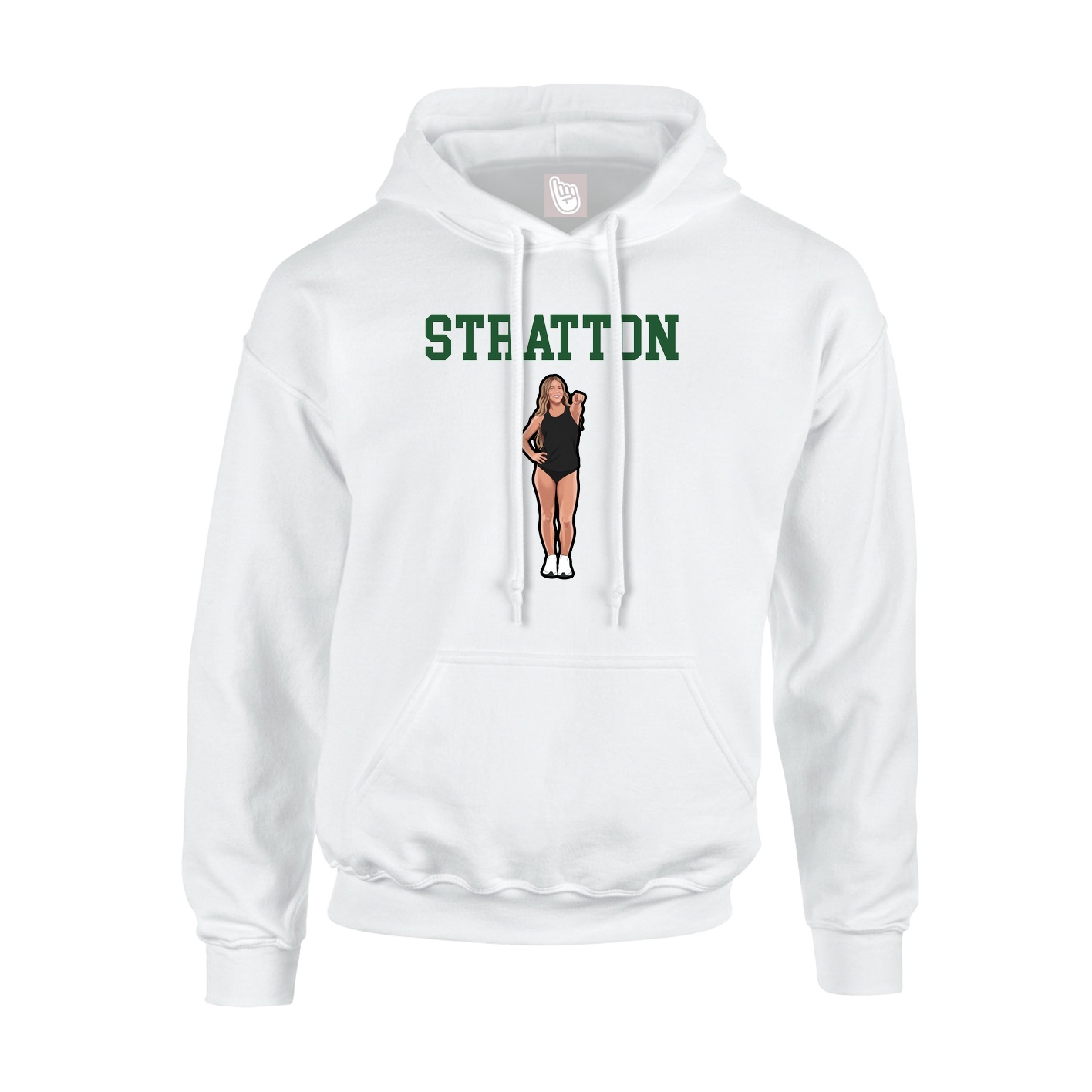 Hoodie — Shirsey in White