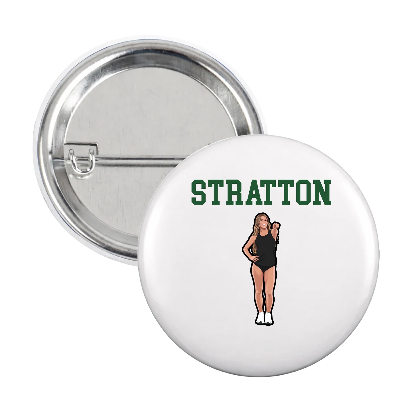 Game Day Button — Shirsey in White