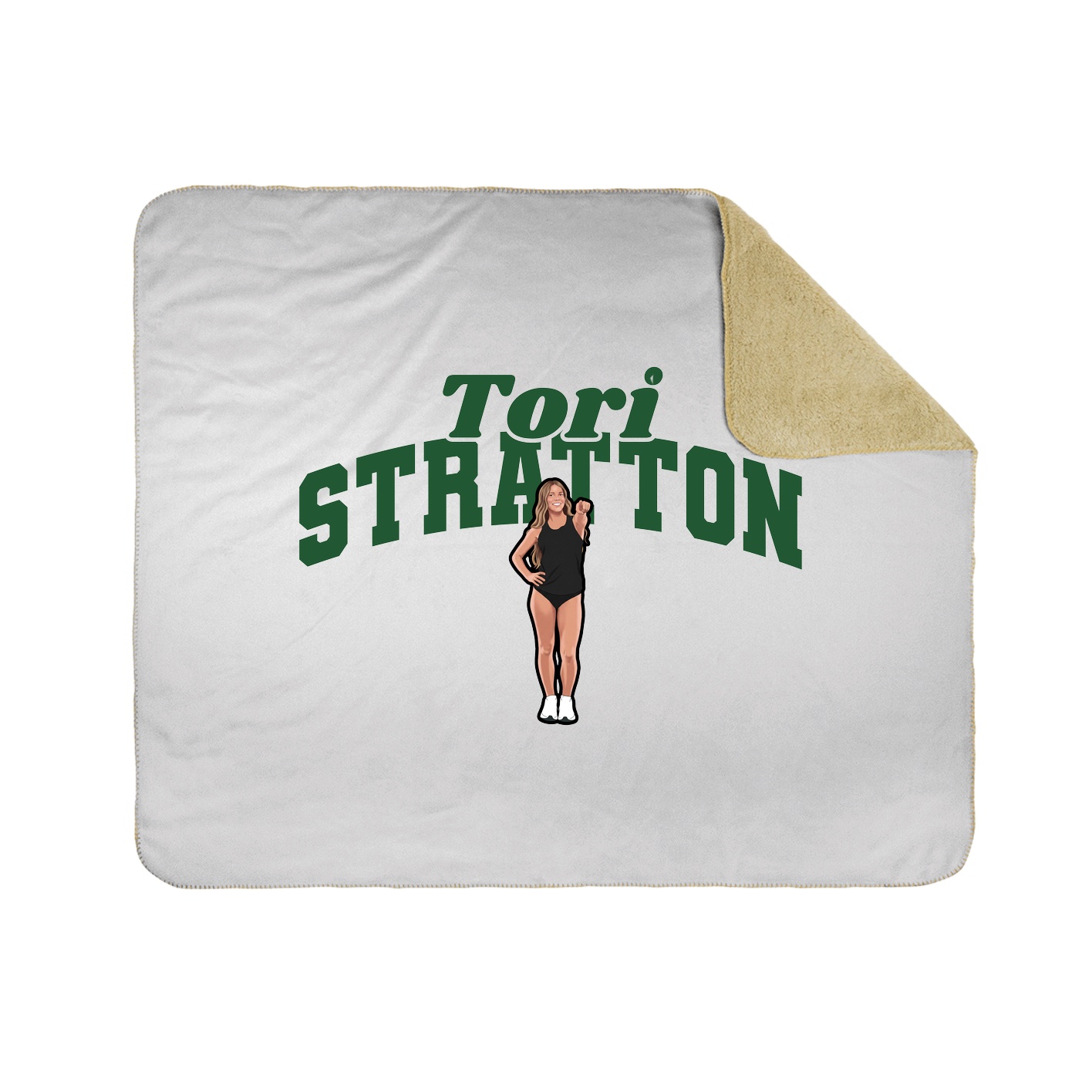 Throw Blanket — Signature Arch in White